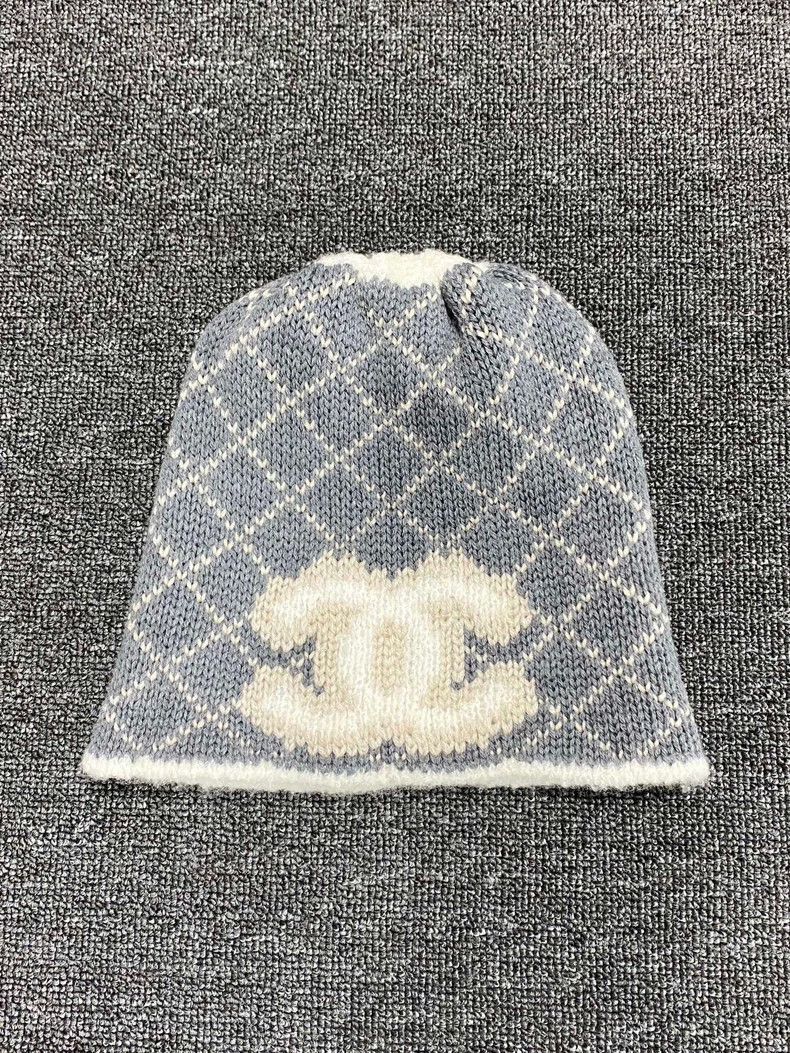 Chanel Chanel Cashmere Cold Hat with Logo-yf Size ONE SIZE - 4 Thumbnail