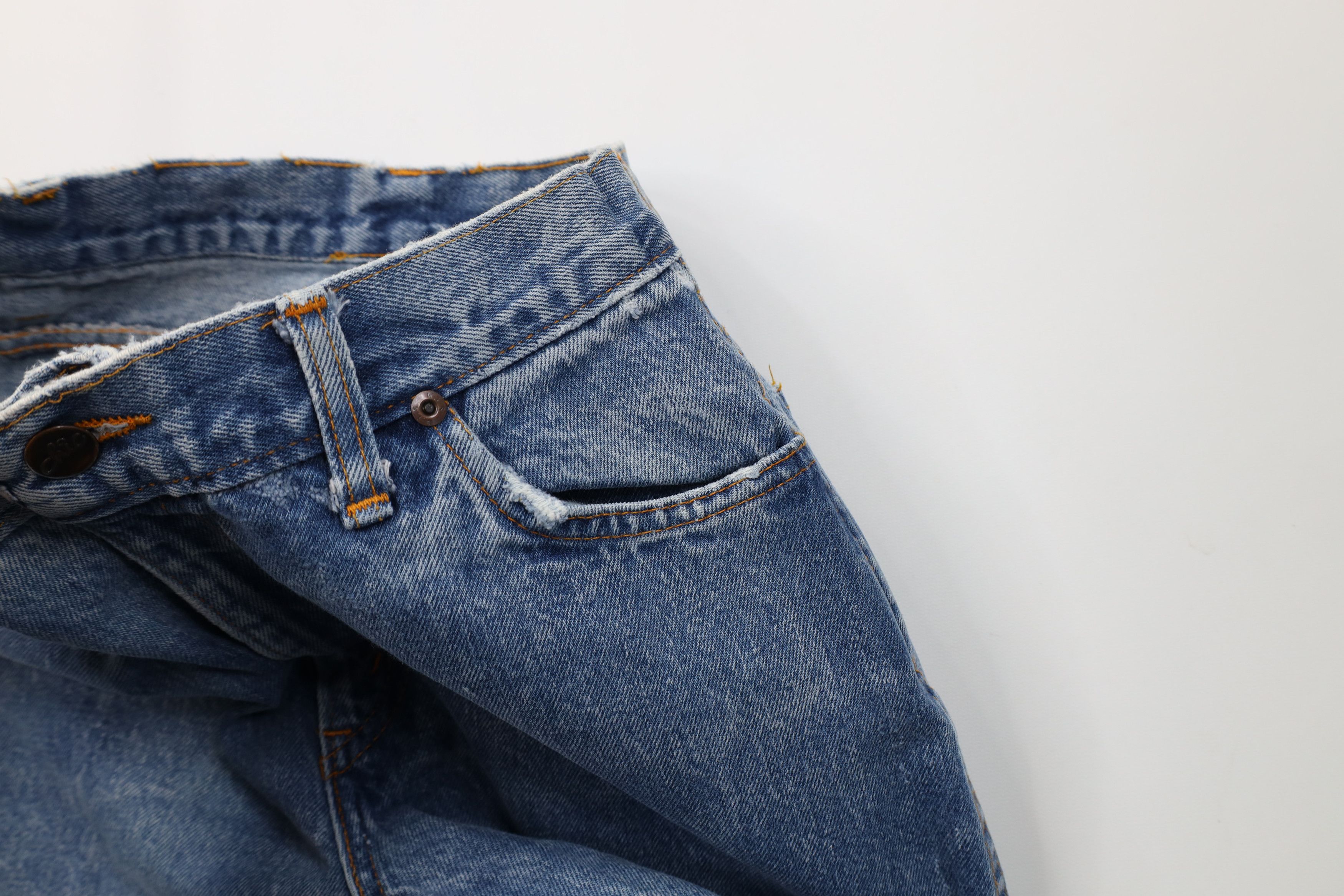 Vintage Vintage 80s 90s Streetwear Wide Leg Denim Jeans Blue USA Size 36" / US 14 / IT 50 - 8 Thumbnail