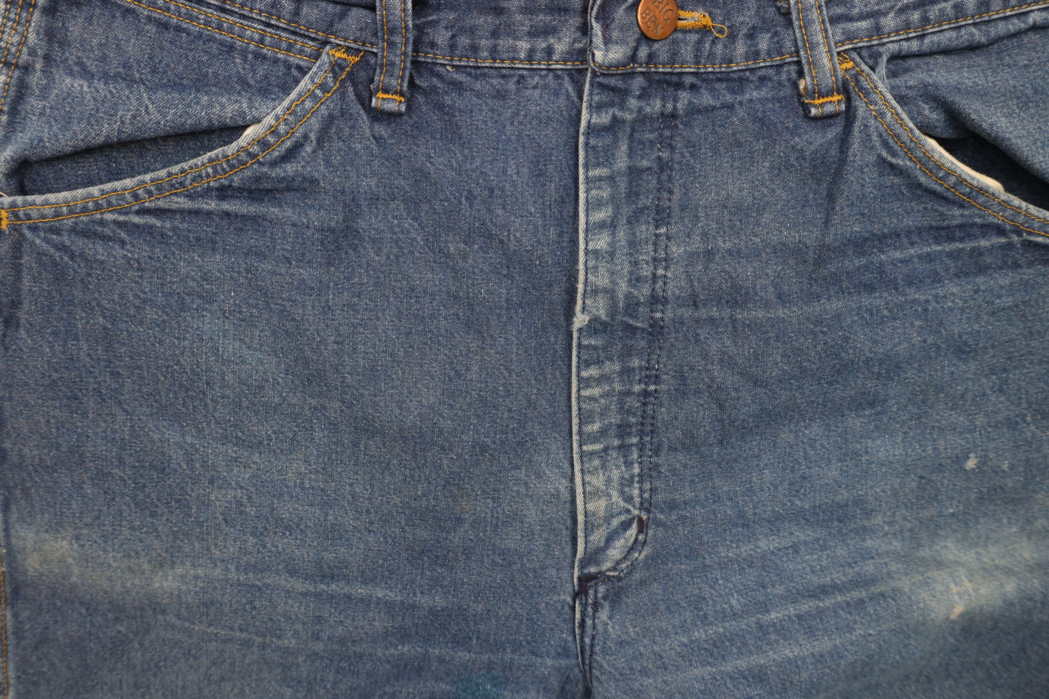 Vintage Vintage 70s Streetwear Wide Leg Dungaree Denim Jeans USA Size US 36 / EU 52 - 8 Thumbnail