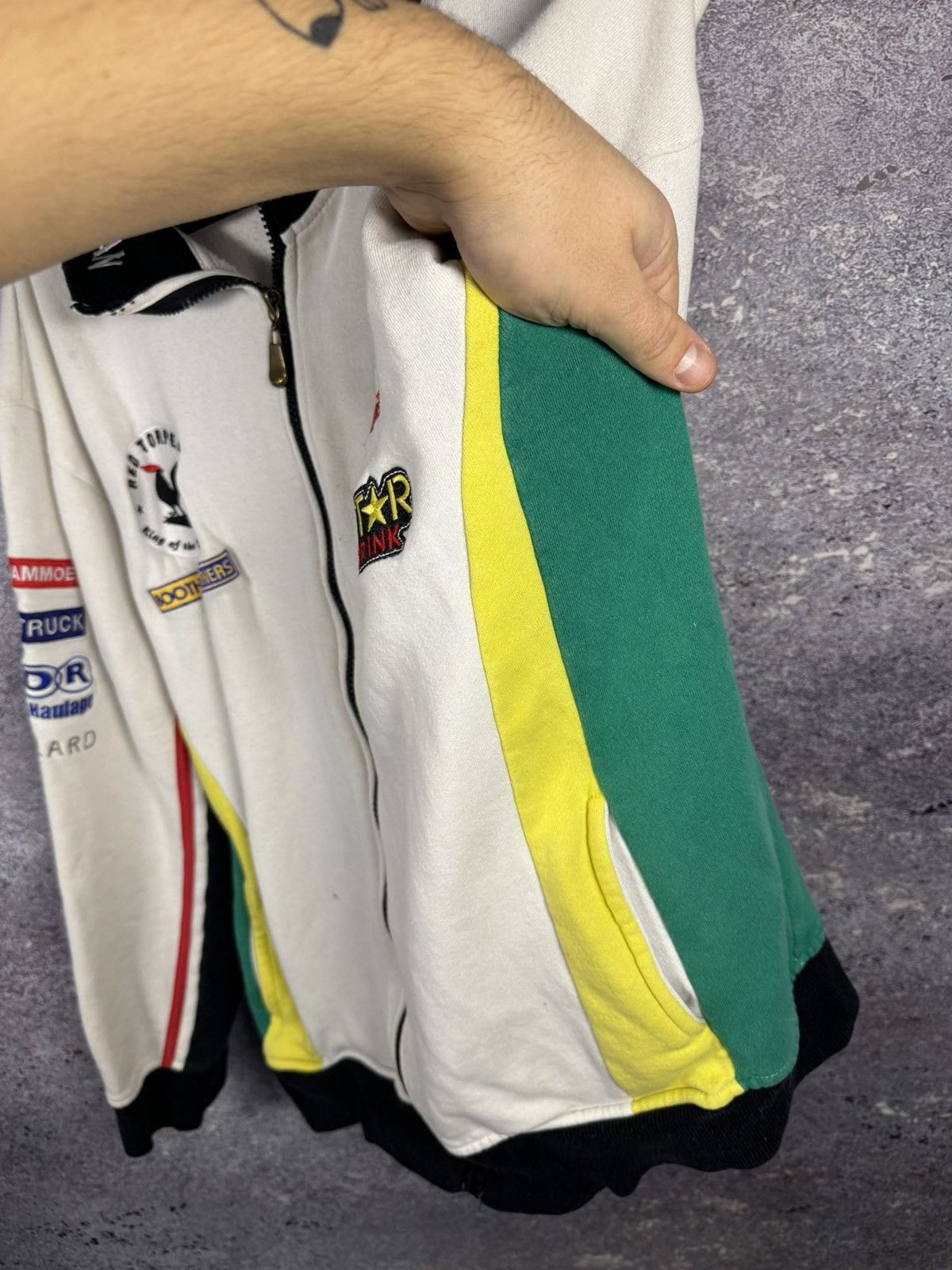 Honda × Vintage SWAN HONDA MOTOR SUPERBIKE RACING JACKET LONG SLEEVE FULL ZP Size US XL / EU 56 / 4 - 16 Thumbnail