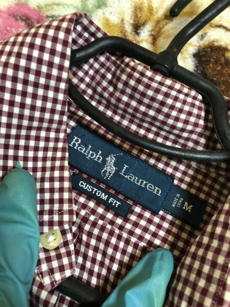 Polo Ralph Lauren Ralph Lauren Custom Fit button-down shirt in a and white Size US M / EU 48-50 / 2 - 9 Thumbnail