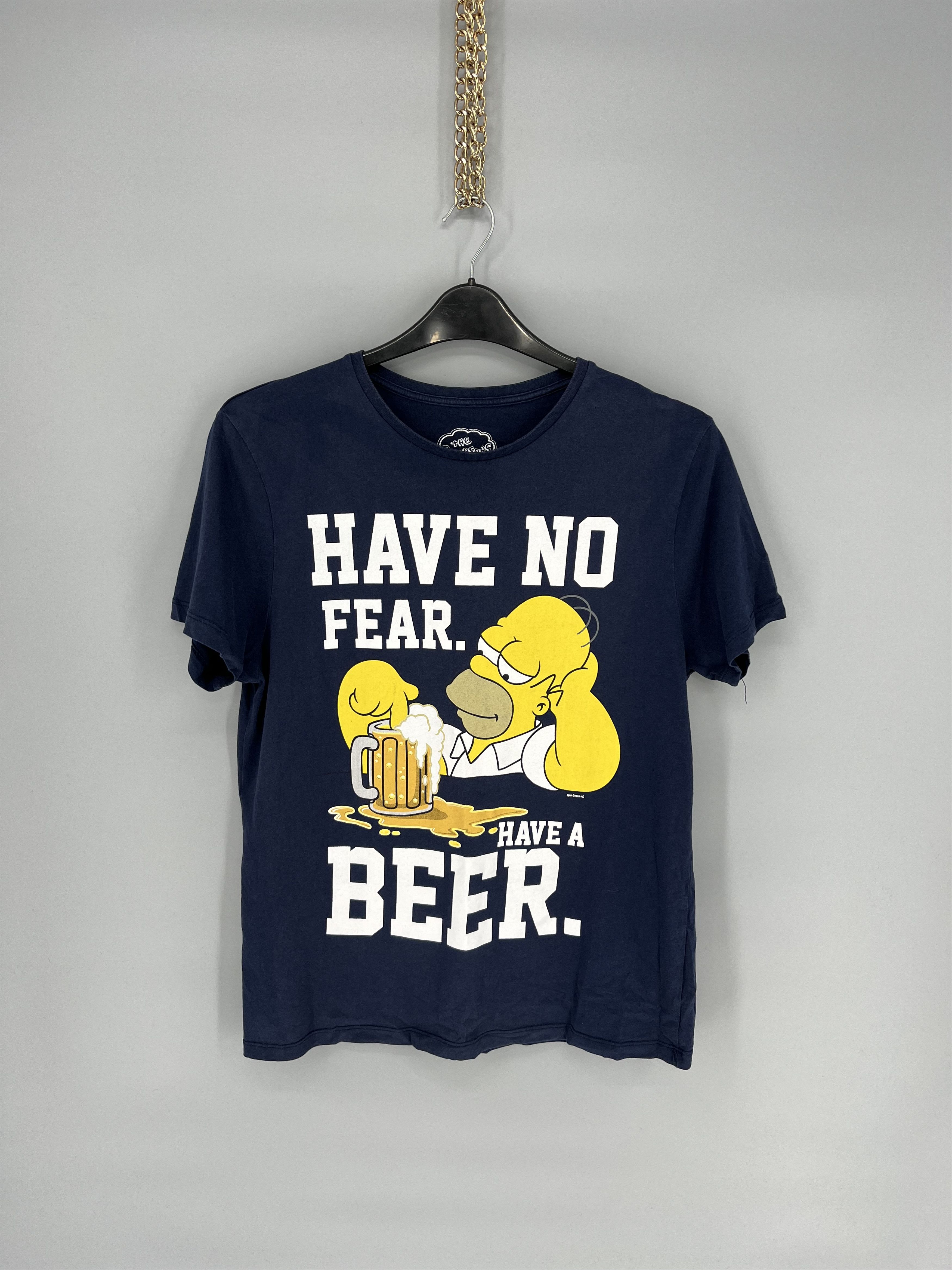 Band Tees Vintage The Simpsons "Have no fear, have a beer" T-Shirt Size US M / EU 48-50 / 2 - 6 Thumbnail