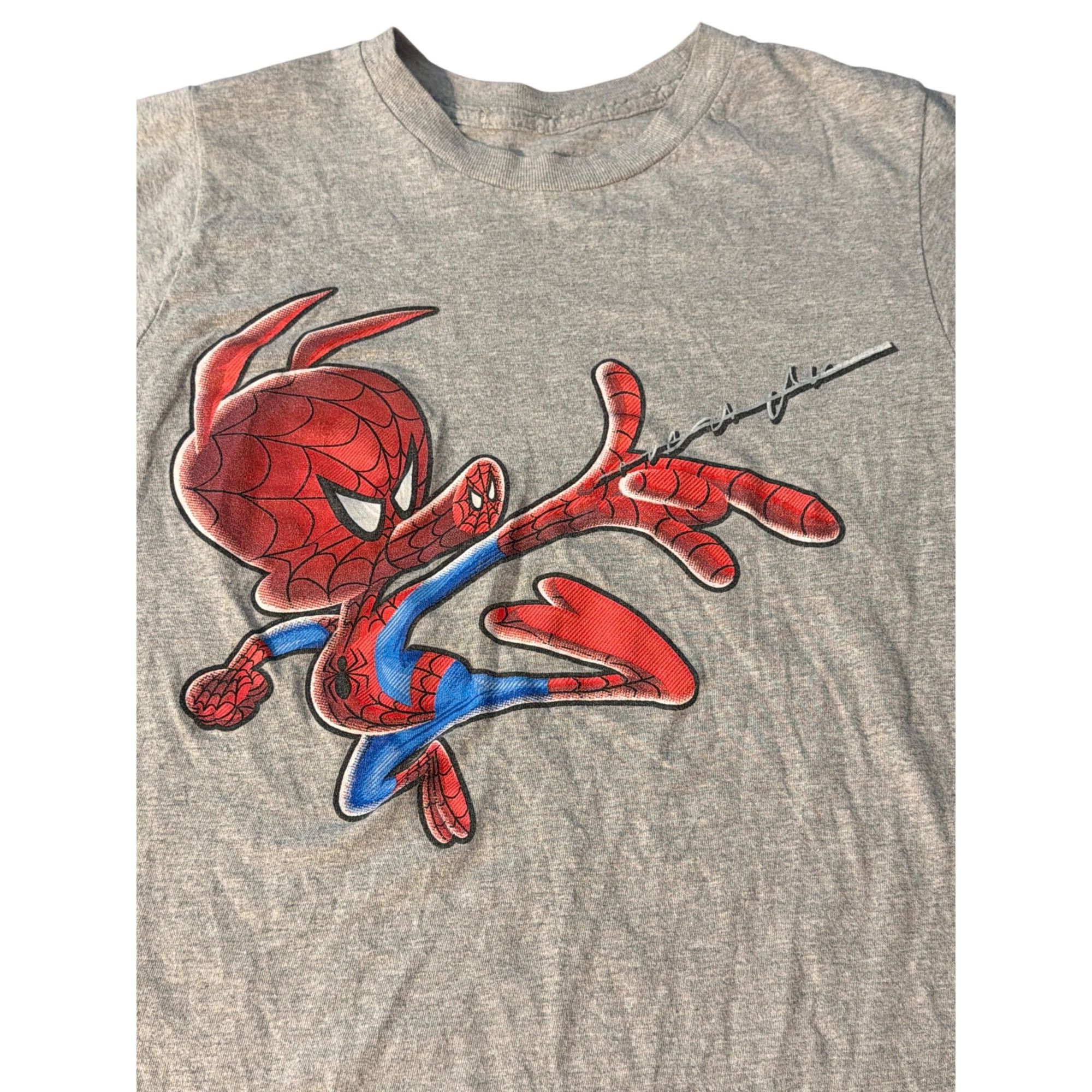 Marvel Comics Spiderman Spideyverse Gray T Shirt Spider Man Ham Pig Nose M Size US XS / EU 42 / 0 - 3 Thumbnail