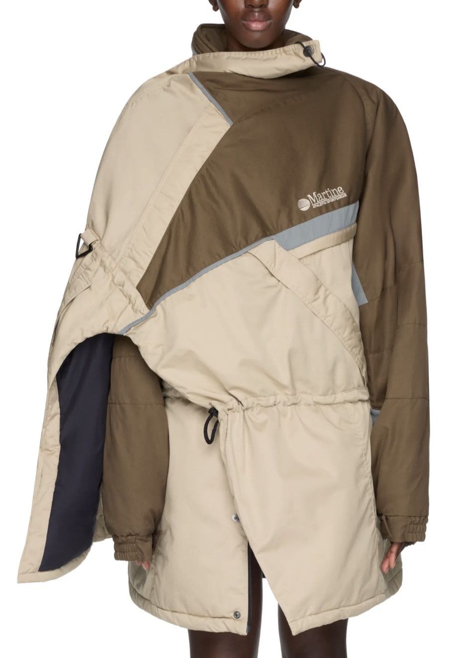 Martine Rose Martine Rose Blanket Anorak “Beige/Khaki” - Size Medium Size US M / EU 48-50 / 2 - 4 Thumbnail