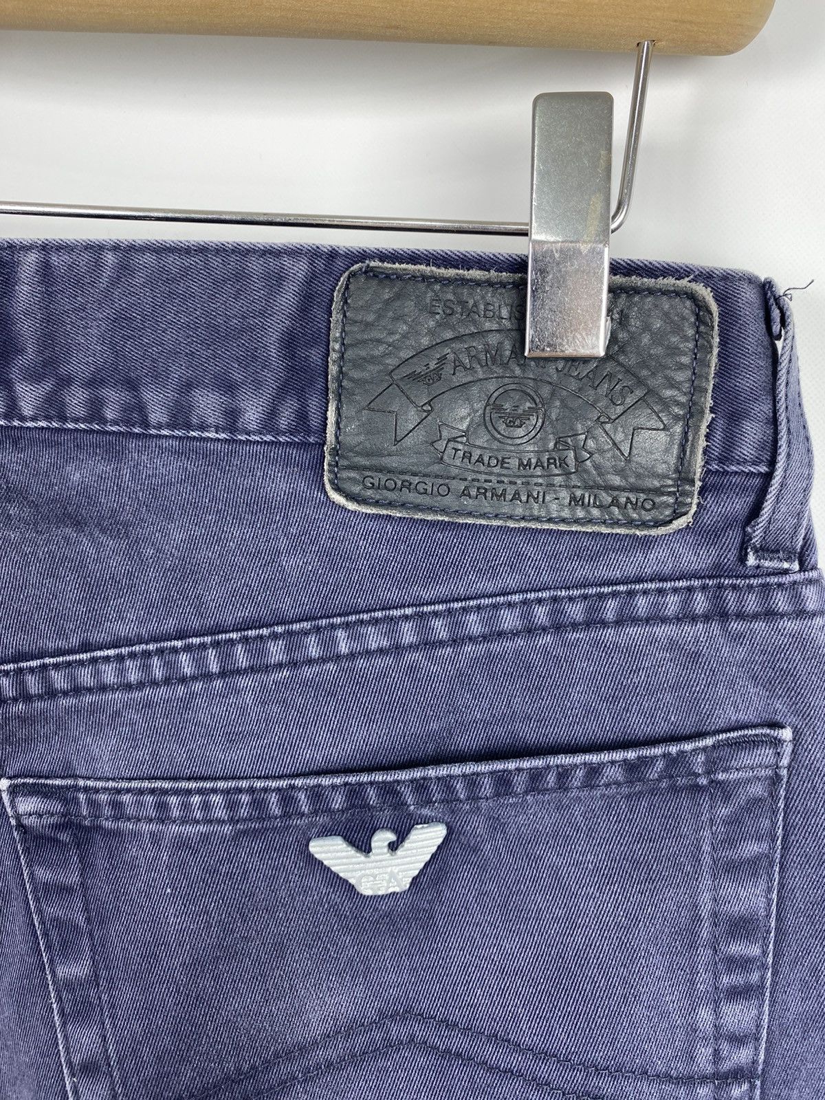 Armani Armani Jeans Vintage Men Denim Pants Navy Cotton size 34 Size US 34 / EU 50 - 7 Thumbnail