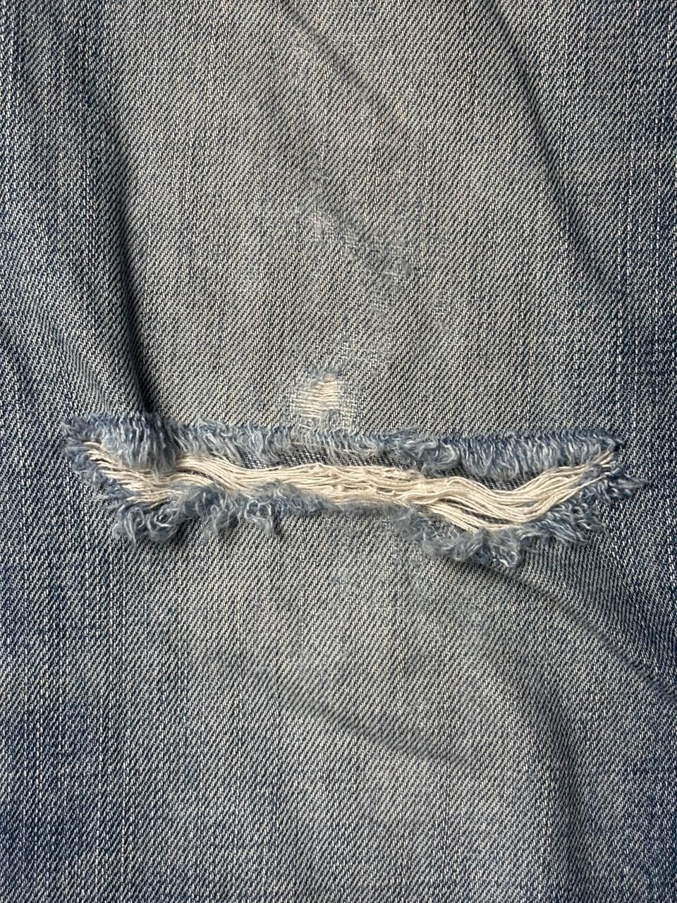 PPFM 2000s PPFM Snake Skin Pocket Distressed Jeans Size US 34 / EU 50 - 16 Thumbnail