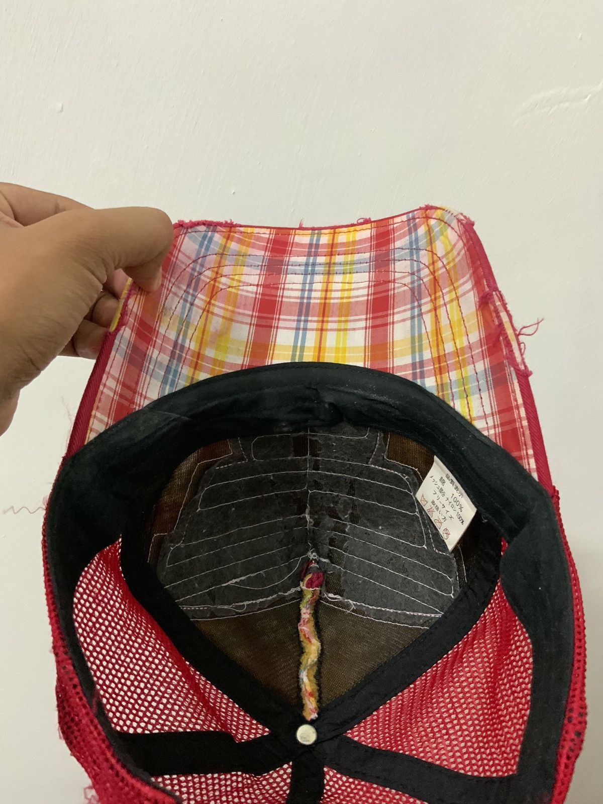 Japanese Brand Welina Surfcity Music Sea Peace Distressed Trucker Hat Size ONE SIZE - 8 Thumbnail