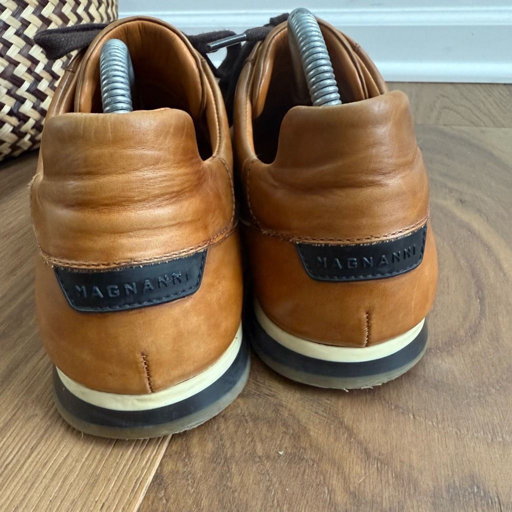 Magnanni Magnanni Lizandro Leather Athletic Trainer Cuero Tan Brown $ Size US 9 / EU 42 - 6 Thumbnail
