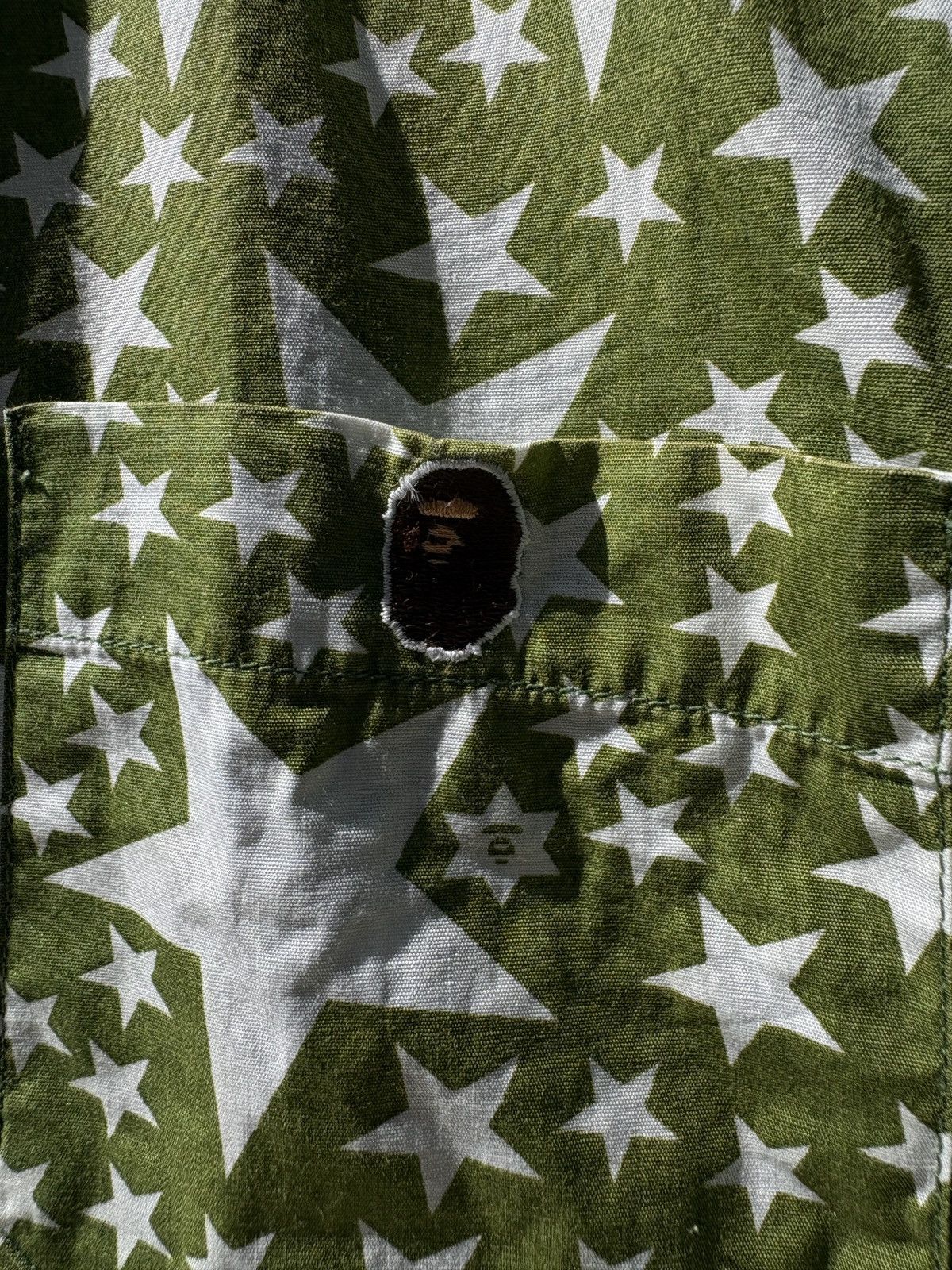 Bape A BATHING APE Star Printed Shirt Size US XS / EU 42 / 0 - 6 Thumbnail
