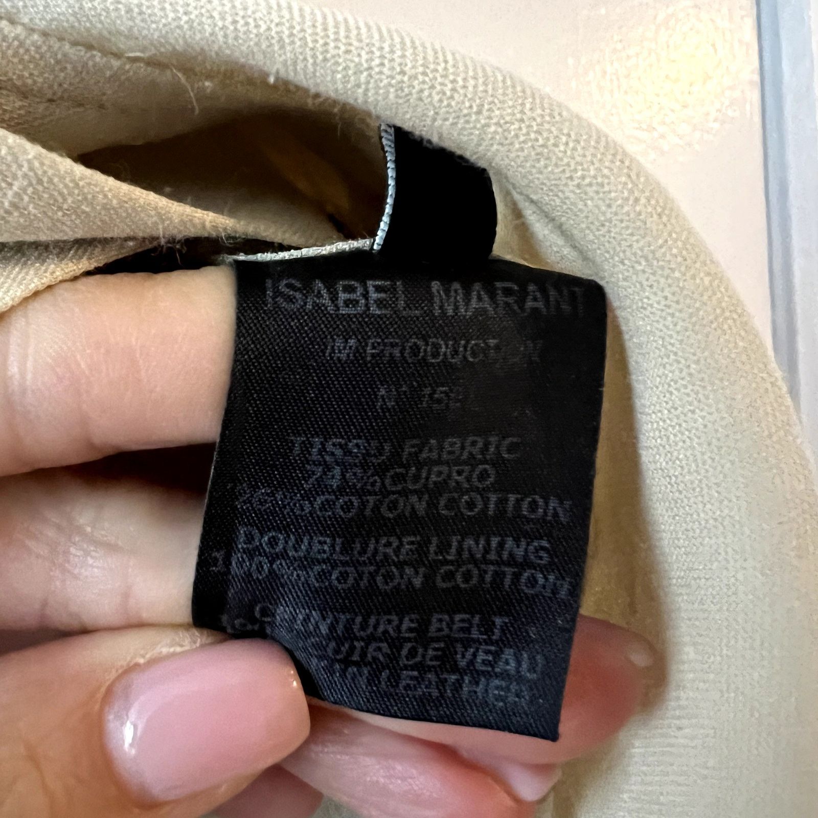 Isabel Marant Isabel Marant cotton shirt dress size 38 M beige C4 Size M / US 6-8 / IT 42-44 - 6 Thumbnail