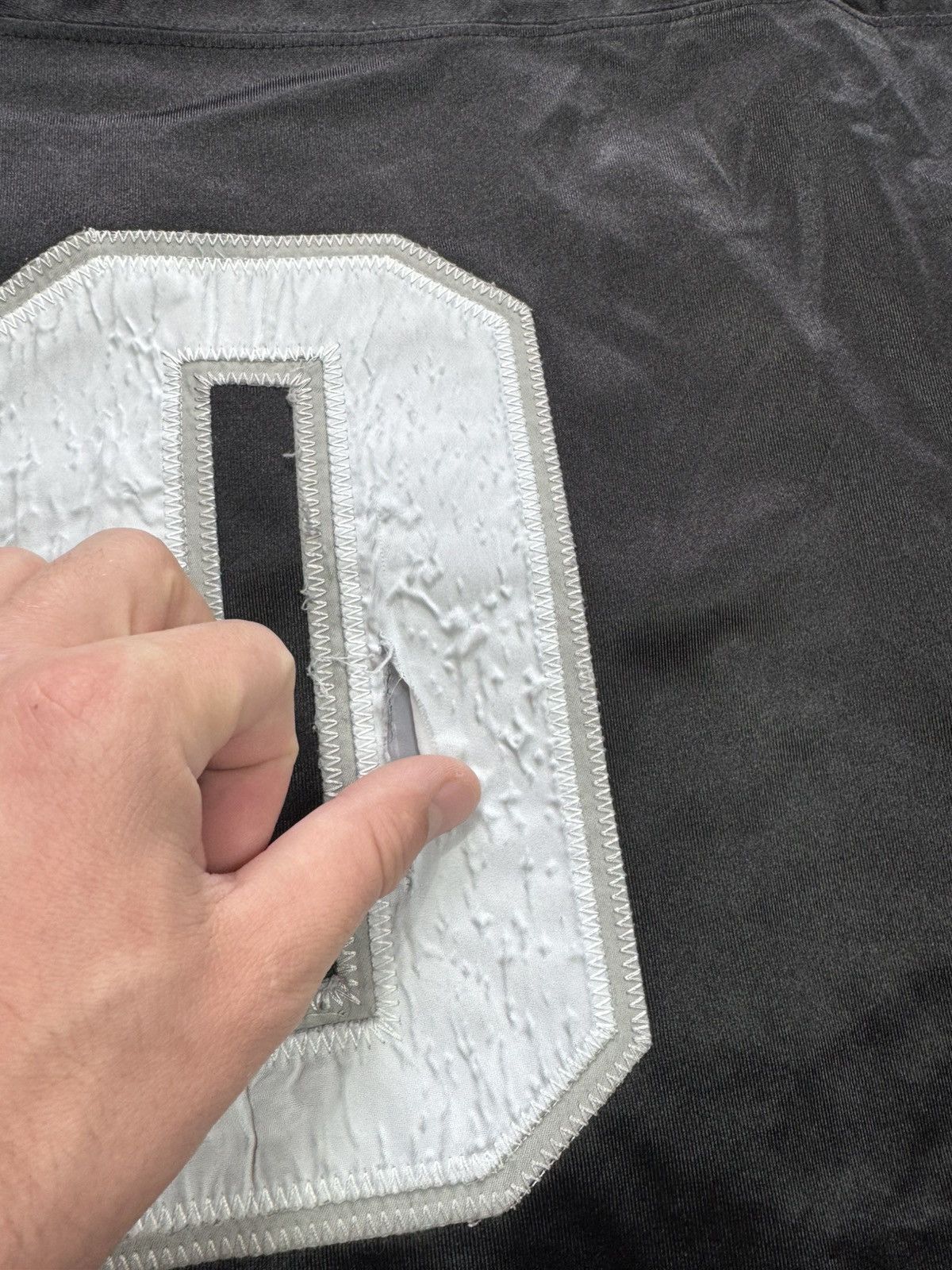 NFL Vintage Oakland Raiders Jersey 80 Black Silver NFL Style 2XL Size US XXL / EU 58 / 5 - 17 Thumbnail
