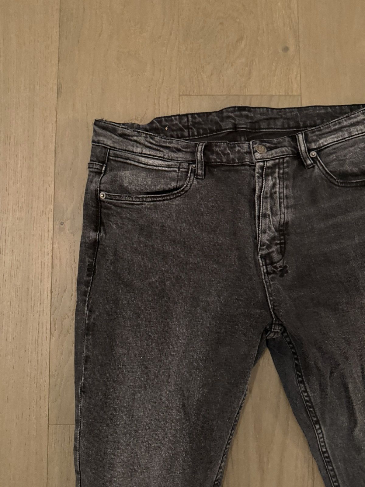 Ksubi Ksubi Black Skinny Jeans – Slim Fit Designer Denim Size US 37 - 2 Thumbnail