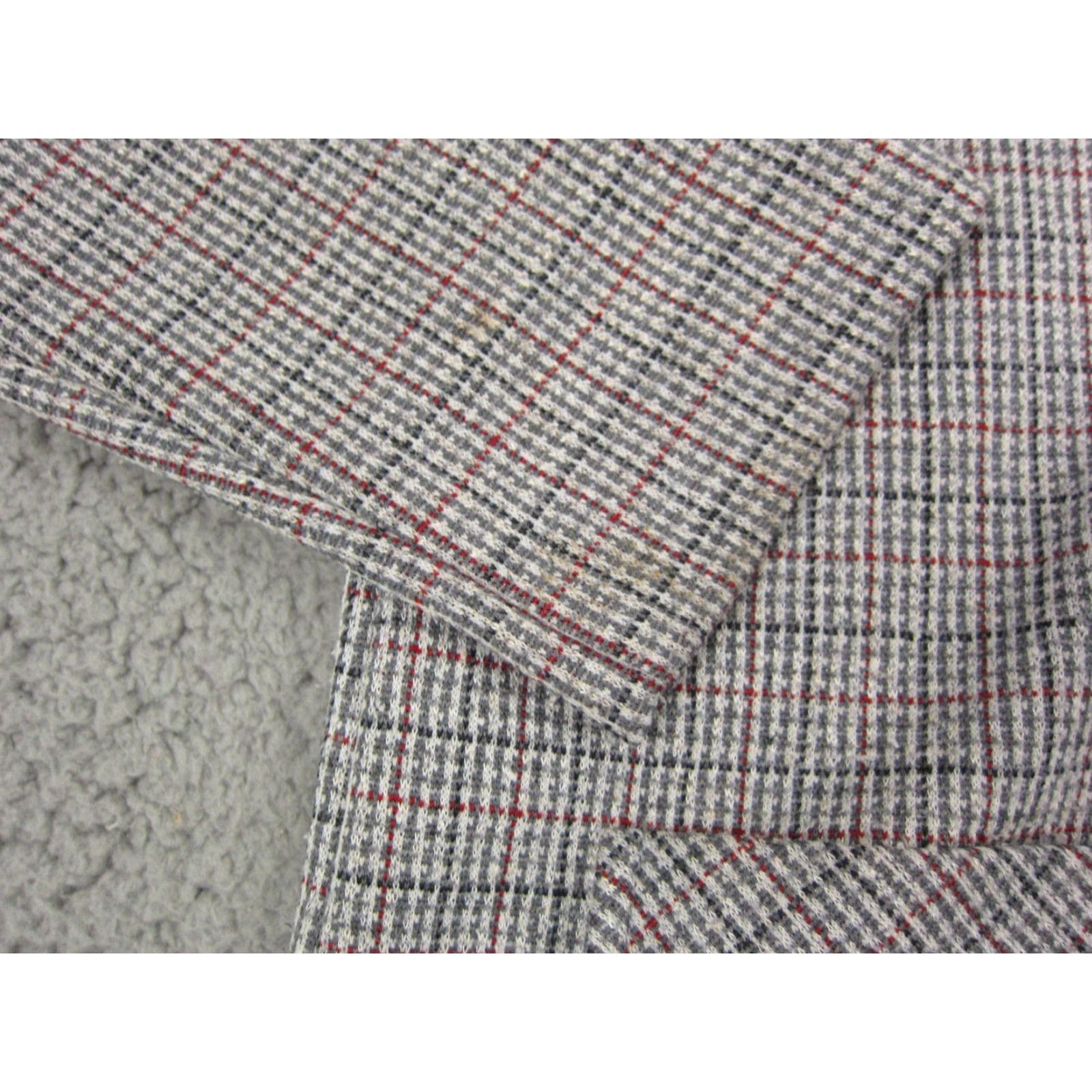 Vintage VINTAGE Montgomery Ward Blazer Jacket Womens 14 Plaid Red Black Gray 50s 60s Size XL / US 12-14 / IT 48-50 - 7 Thumbnail