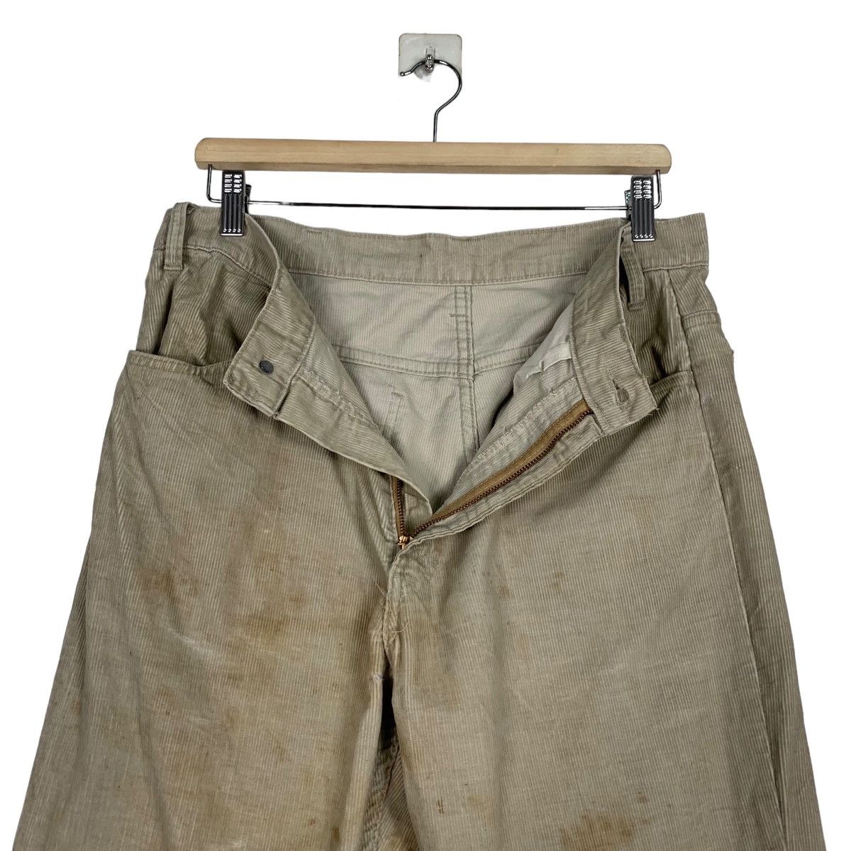 Levi's 70’s Rusty Trashed LEVIS White Label Corduroy Pant #1149-C53 Size US 32 / EU 48 - 10 Thumbnail