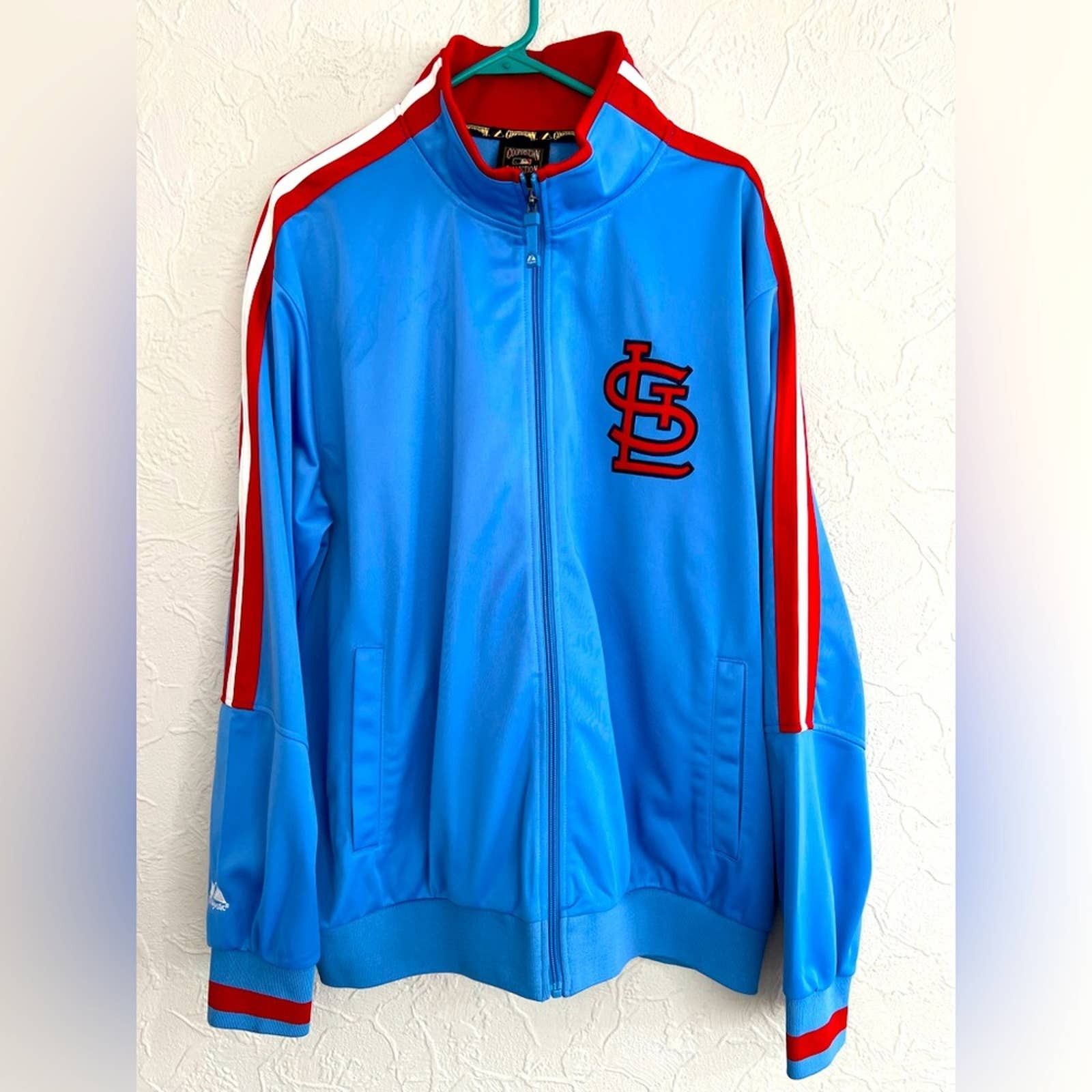 St. Louis Cardinals Nike cooperstown collection pullover Jacket Windbreaker  XL