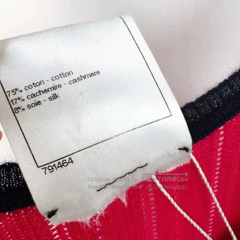 Chanel Chanel Red Summer Short Sleeve T-Shirt . Size M / US 6-8 / IT 42-44 - 5 Thumbnail
