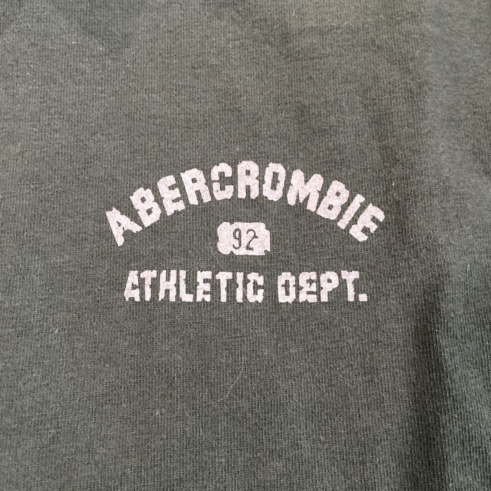 Abercrombie & Fitch Abercrombie & Fitch Polo Shirt Mens L Green Contrast Collar Striped 100% Cotton Golf Casual Size US L / EU 52-54 / 3 - 2 Thumbnail