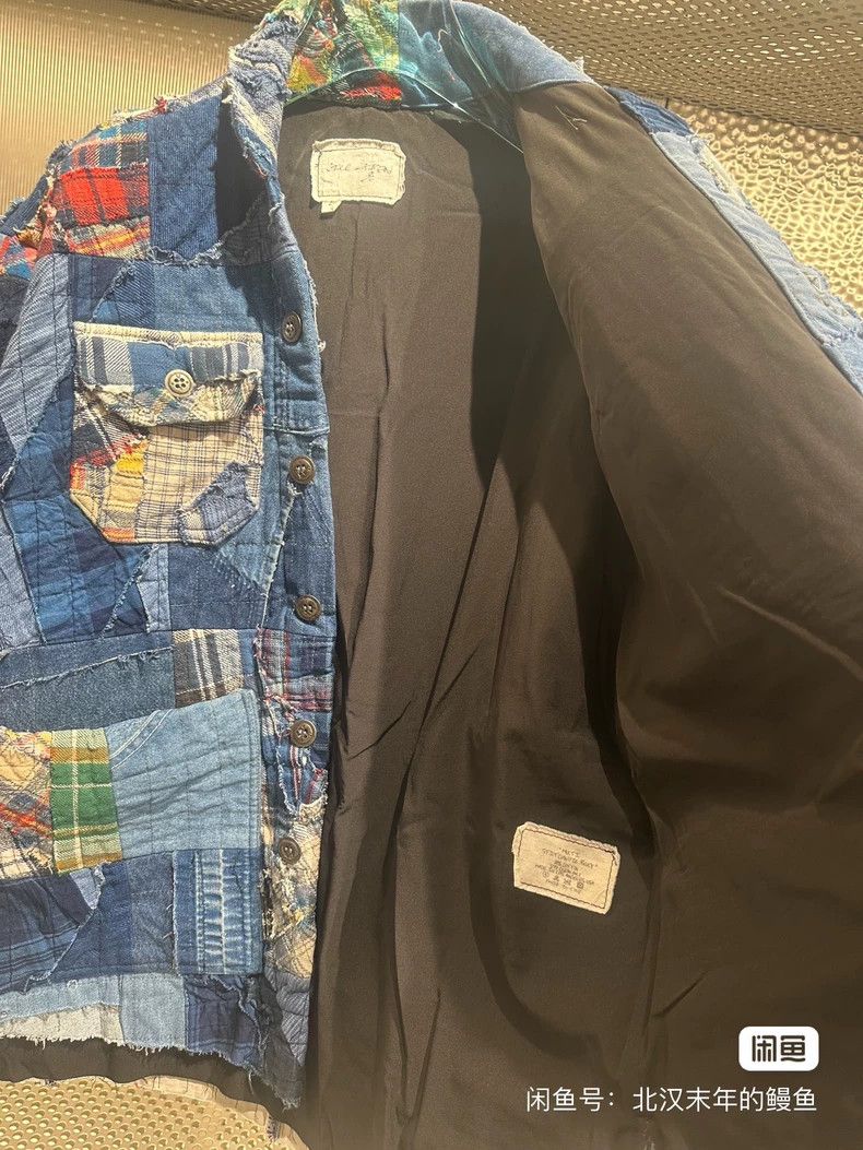Greg Lauren greg lauren size 2 Splicing denim jacket 2506-Nextarrow Size US M / EU 48-50 / 2 - 4 Thumbnail