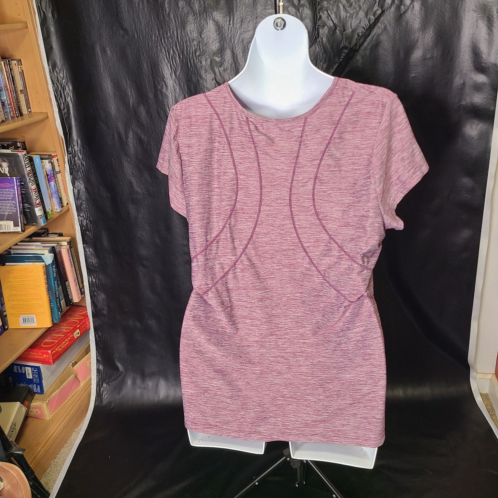 Reebok Reebok purple breathable fitness T-shirt, size extra large. Size XL / US 12-14 / IT 48-50 - 4 Thumbnail