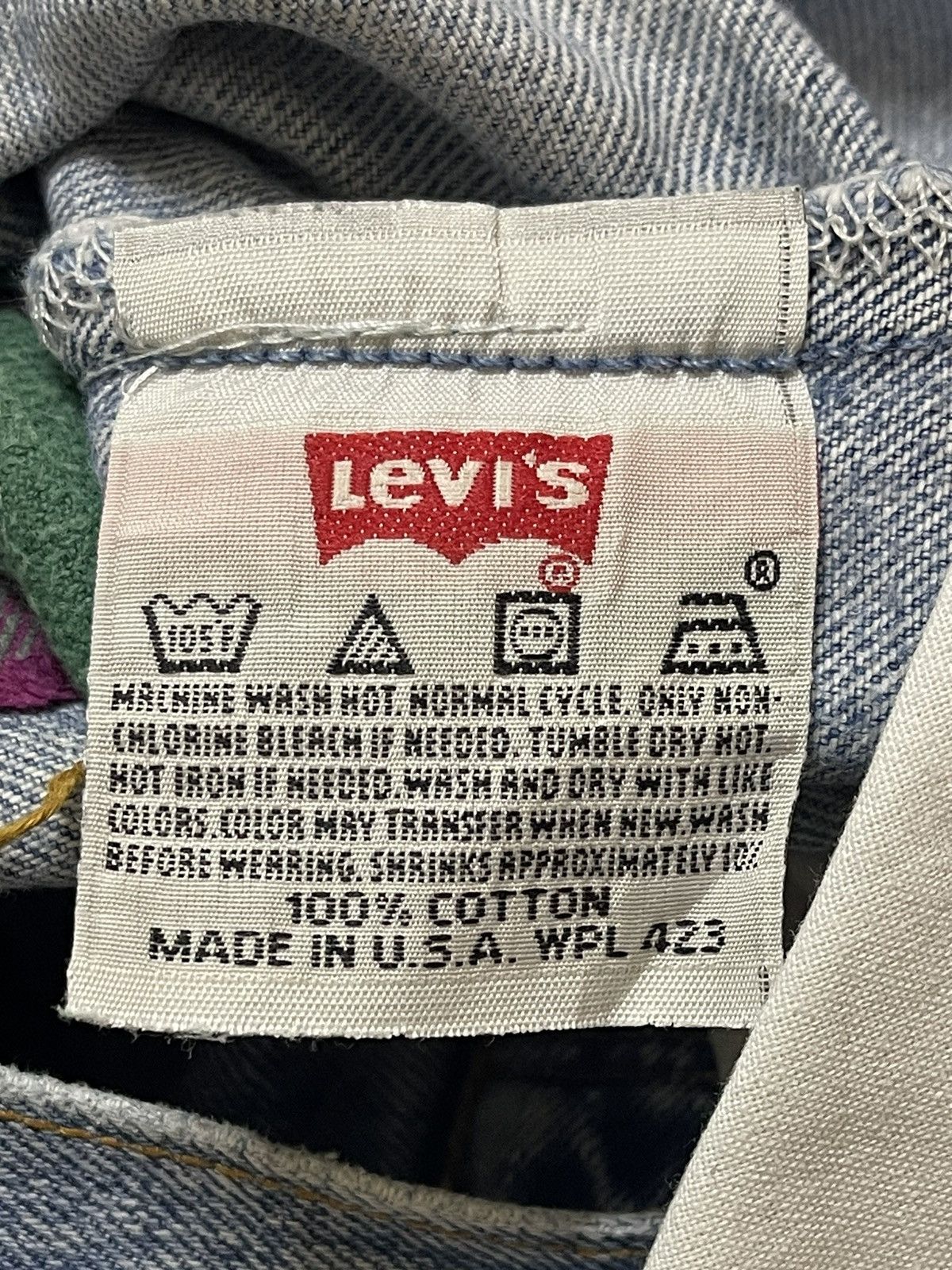 Levi's Vintage 90s Levis 501xx Faded Wash Distressed Style Jeans Size US 31 - 10 Thumbnail