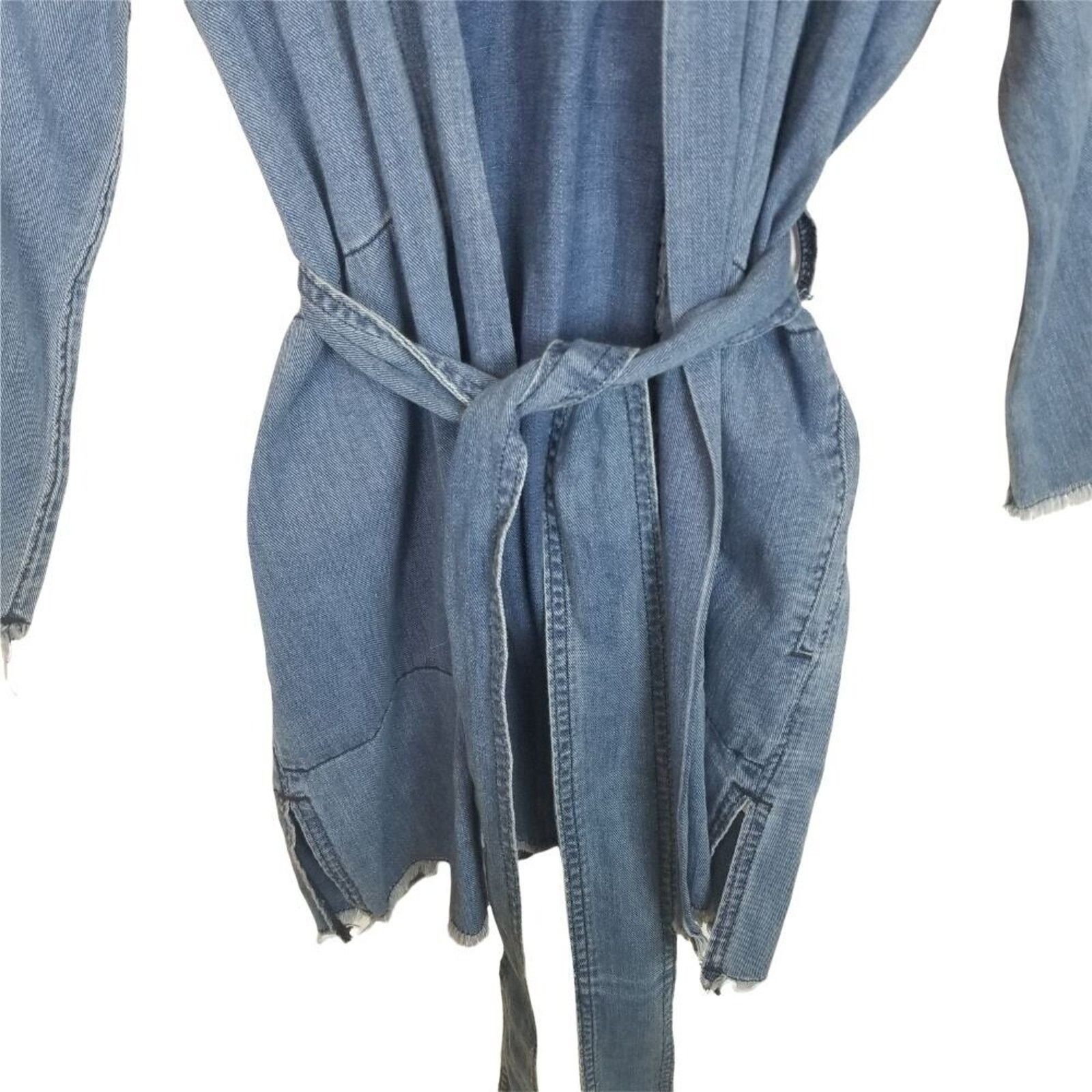 Aritzia Aritzia Wilfred Free Womens Denim Jacket Cardigan Size S Size S / US 4 / IT 40 - 5 Thumbnail