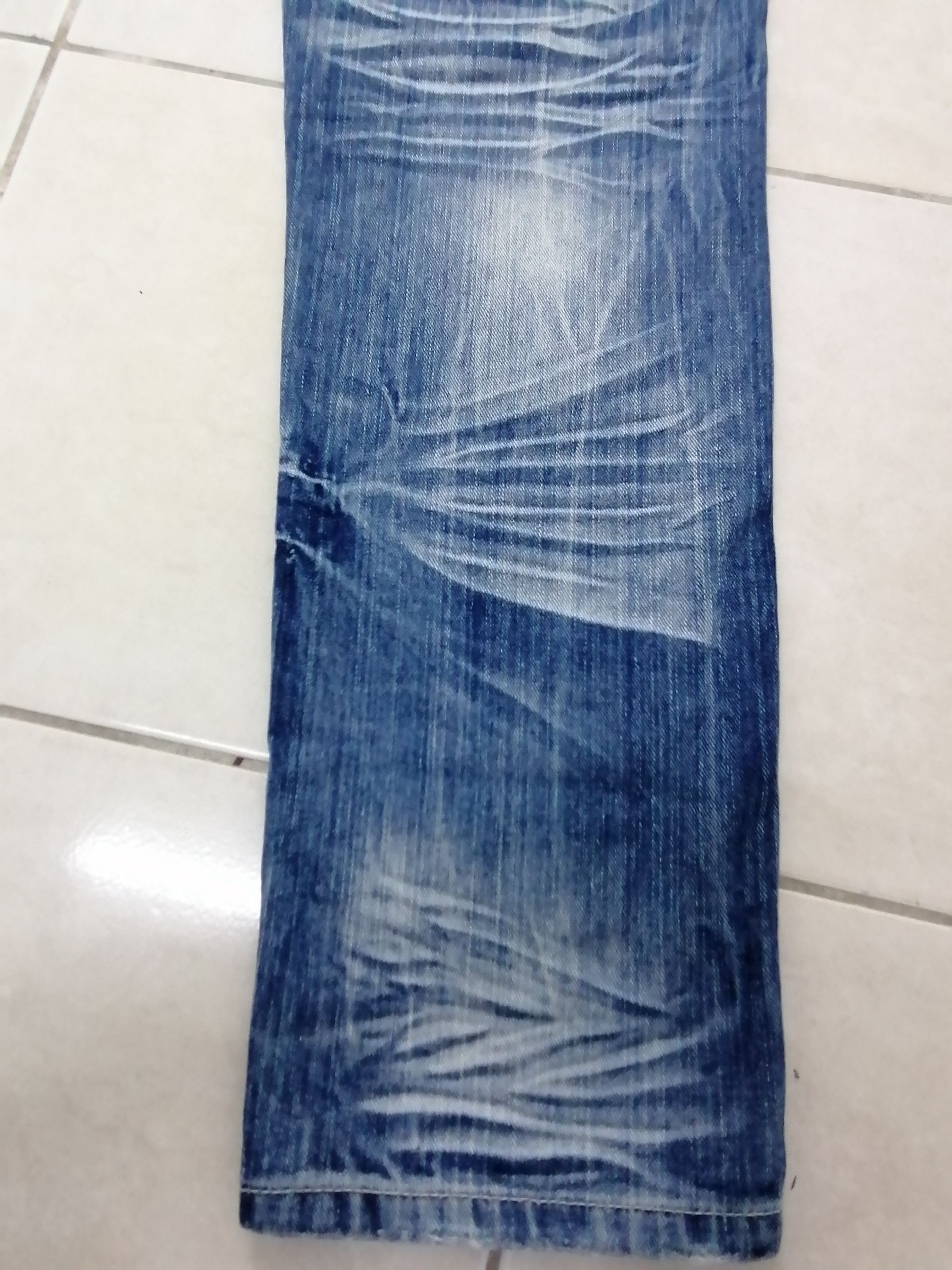 Japanese Brand Bluntly Japanese Overall Patch Denim Size US 33 - 14 Thumbnail