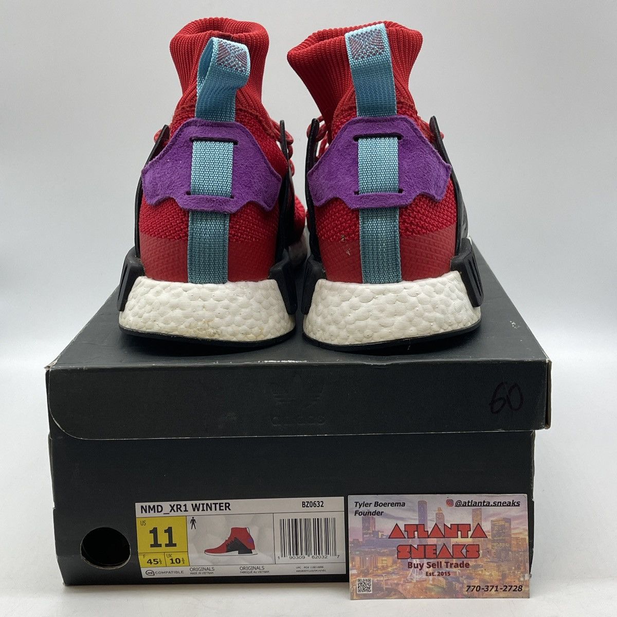 Adidas NMD _XR1 winter mid scarlet Size US 11 / EU 44 - 3 Thumbnail