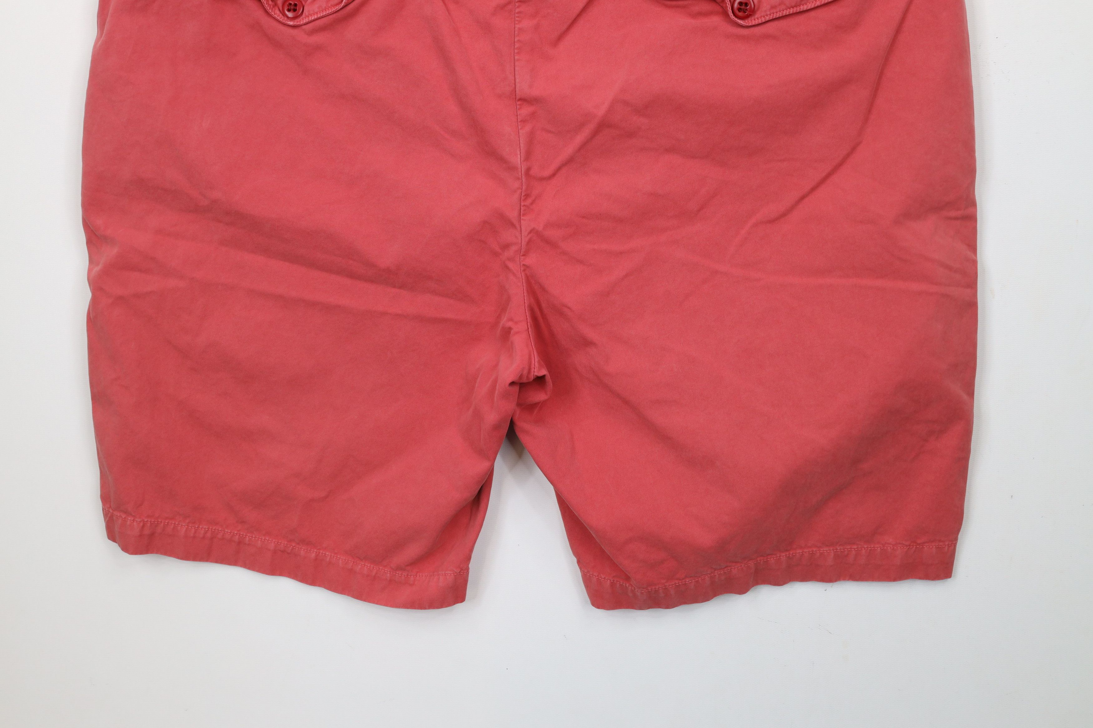 Ralph Lauren × Vintage Vintage 90s Ralph Lauren Button Fly Crown Crest Chino Shorts Size US 38 / EU 54 - 9 Thumbnail