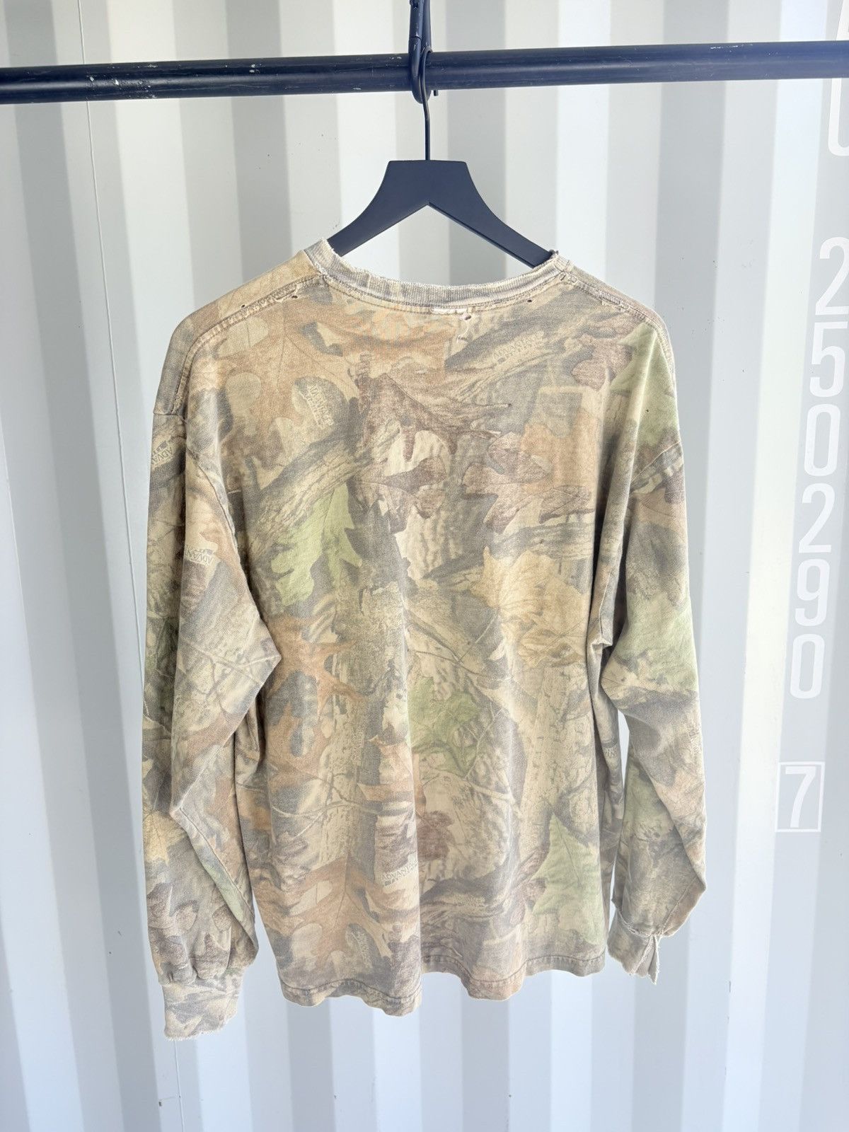 Vintage Camo Shirt Sun Faded Trashed ERD grunge paper thin Size US L / EU 52-54 / 3 - 6 Thumbnail