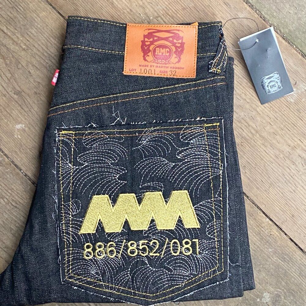 RMC Jeans × Vintage BNWT Vintage Red Monkey Company Embroidered Jeans Size 32 Size US 32 / EU 48 - 3 Thumbnail