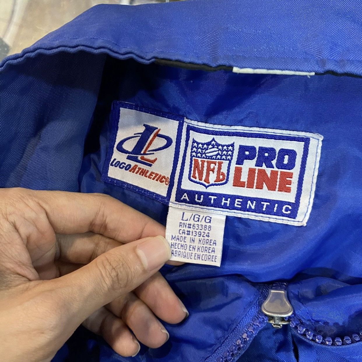 NFL Vintage Logo Athletic NFL Pro Line Indianapolis Colts Jacket Size US L / EU 52-54 / 3 - 13 Thumbnail