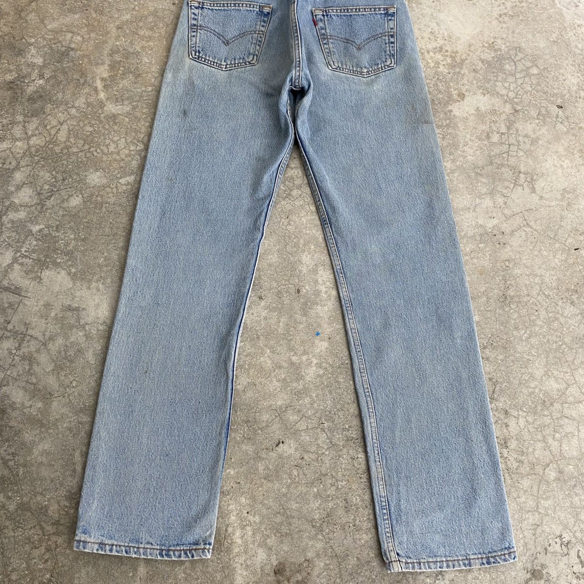Levi's Vintage 90’s Levis 501 Faded Stonewashed Blue Denim Jeans Size US 30 / EU 46 - 9 Thumbnail