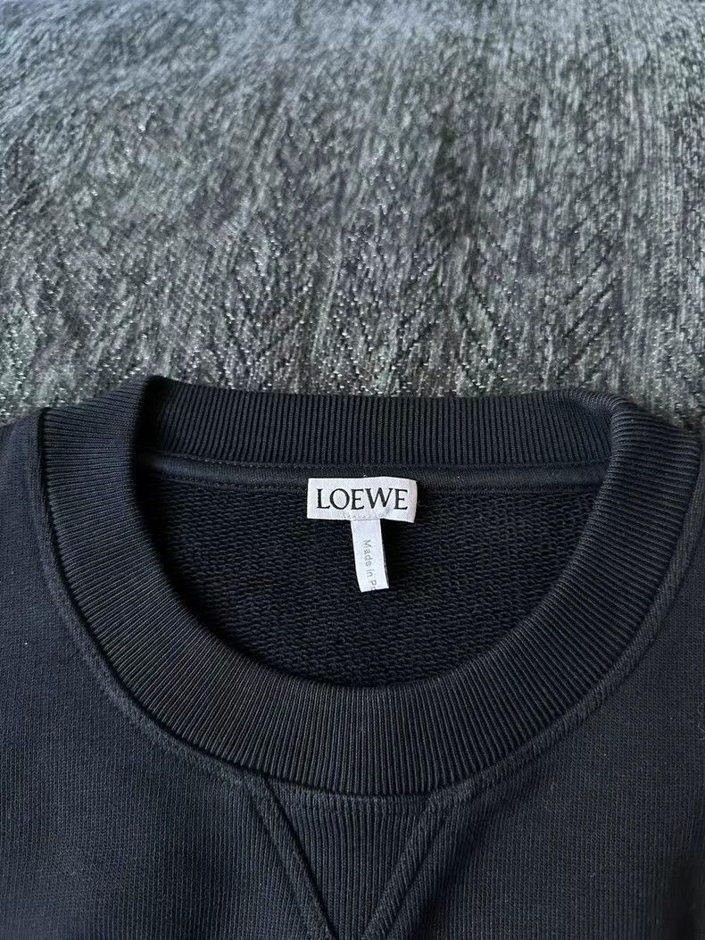 Loewe LOEWE Dark blue embroidered logo sweater Size M / US 6-8 / IT 42-44 - 2 Thumbnail