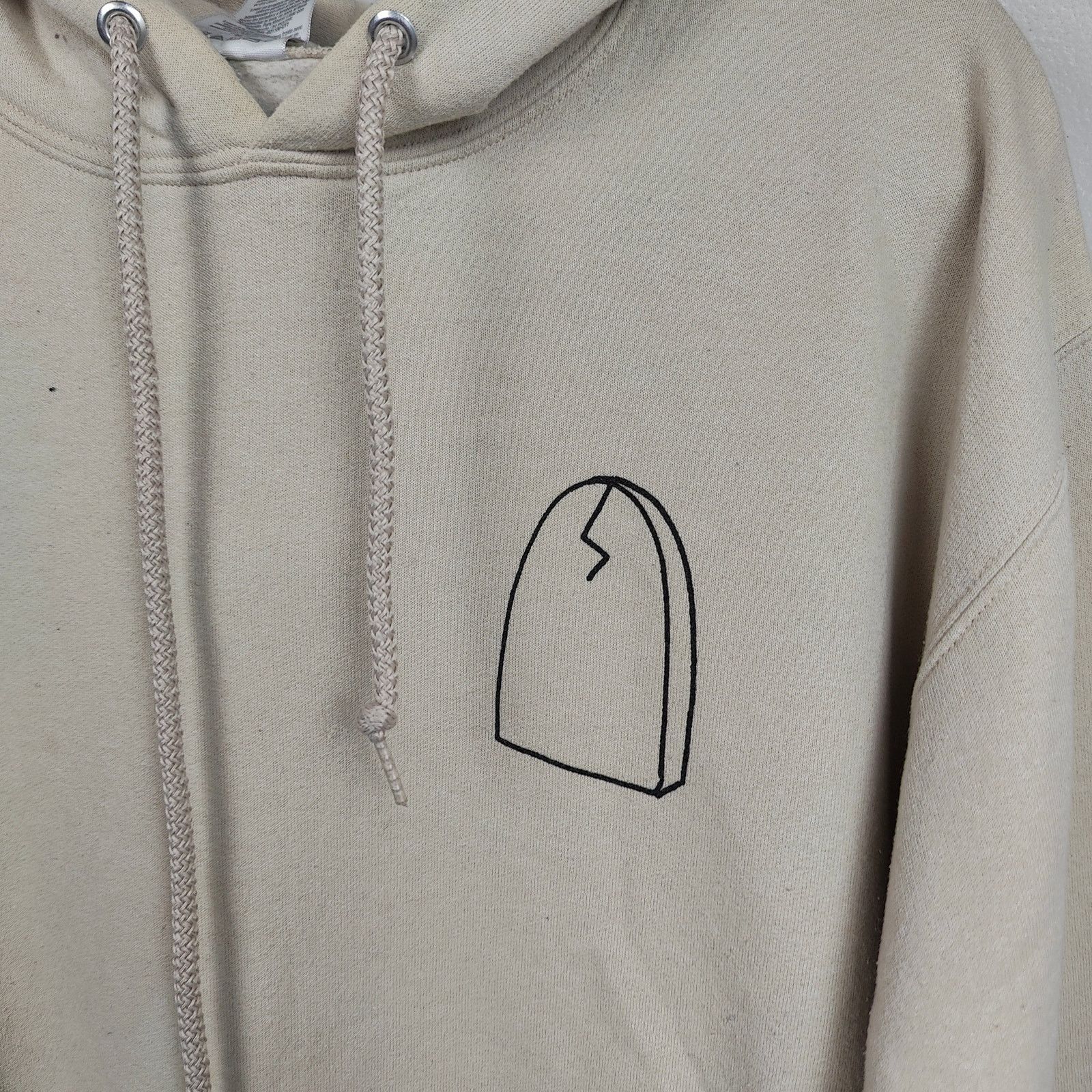Other Emo Nite Sweatshirt Size Medium Tan Emo EDM Tombstone Size US M / EU 48-50 / 2 - 4 Thumbnail