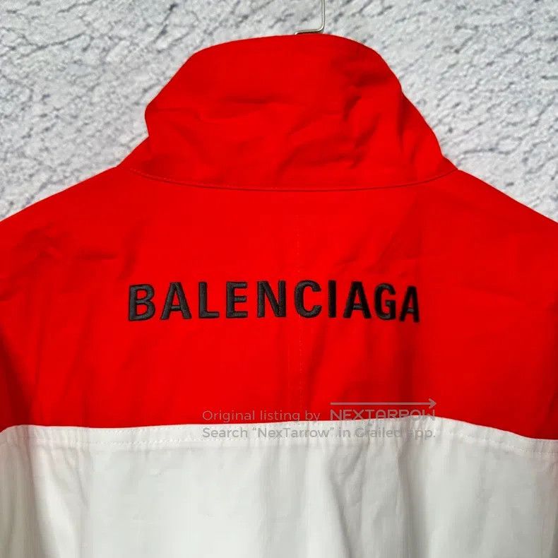 Balenciaga Balenciaga Zip-up color-block logo print jacket, men's, or Size US S / EU 44-46 / 1 - 3 Thumbnail