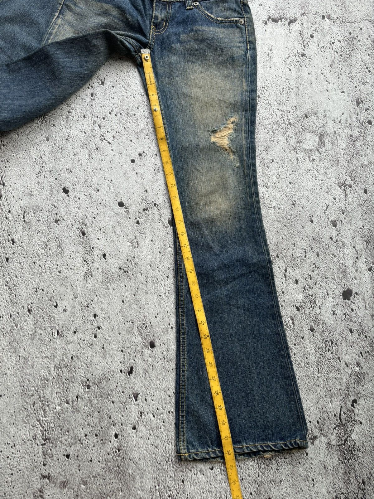 Tornado Mart 2000's Flare Moussy Denim Jeans Size US 29 - 13 Thumbnail