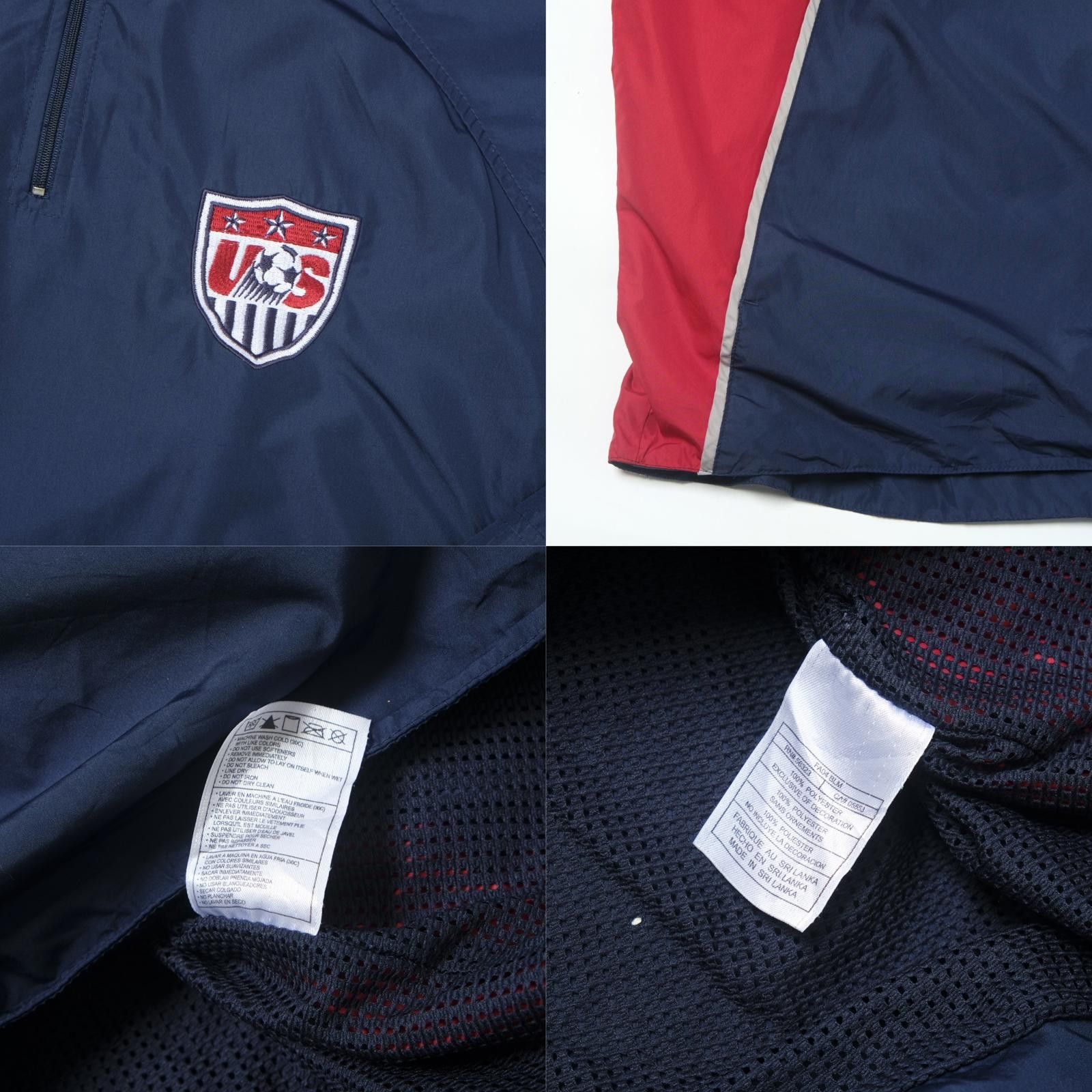 Nike 1990s USA Training Track Football Jacket Nike (XL) Size US XL / EU 56 / 4 - 5 Thumbnail