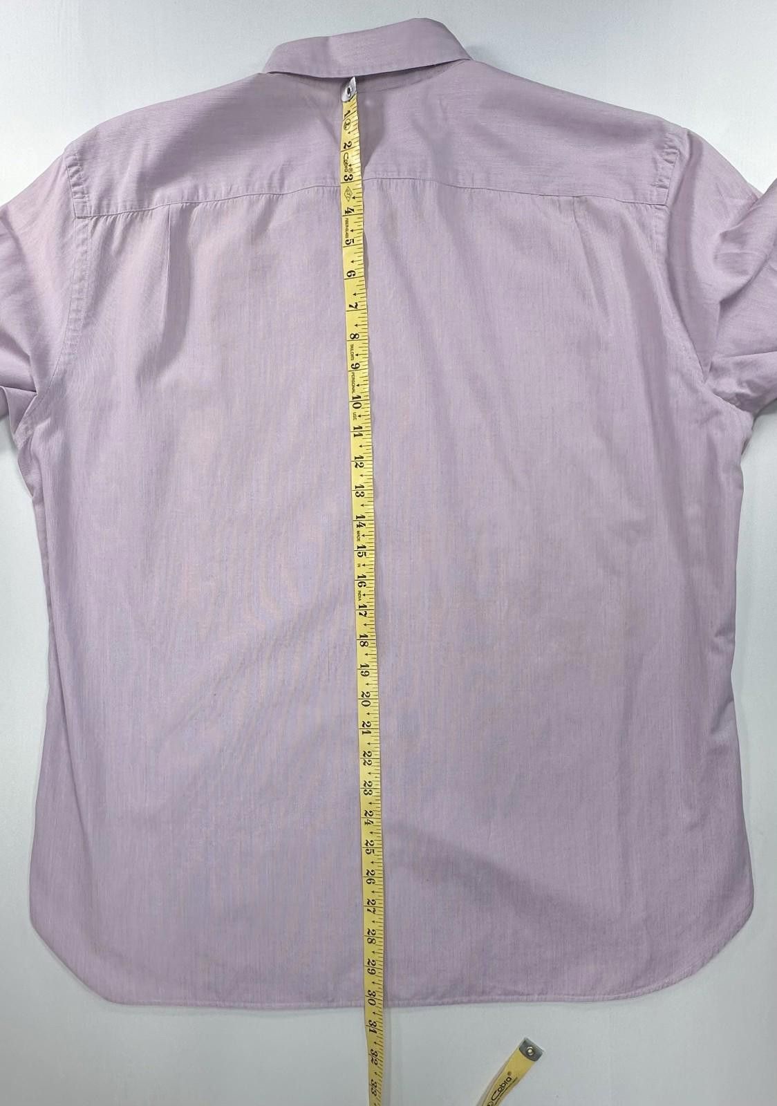 J.Crew J Crew 2-Ply Cotton Button Up Shirt Mens Purple XL 17-17.5 Size US XL / EU 56 / 4 - 6 Thumbnail