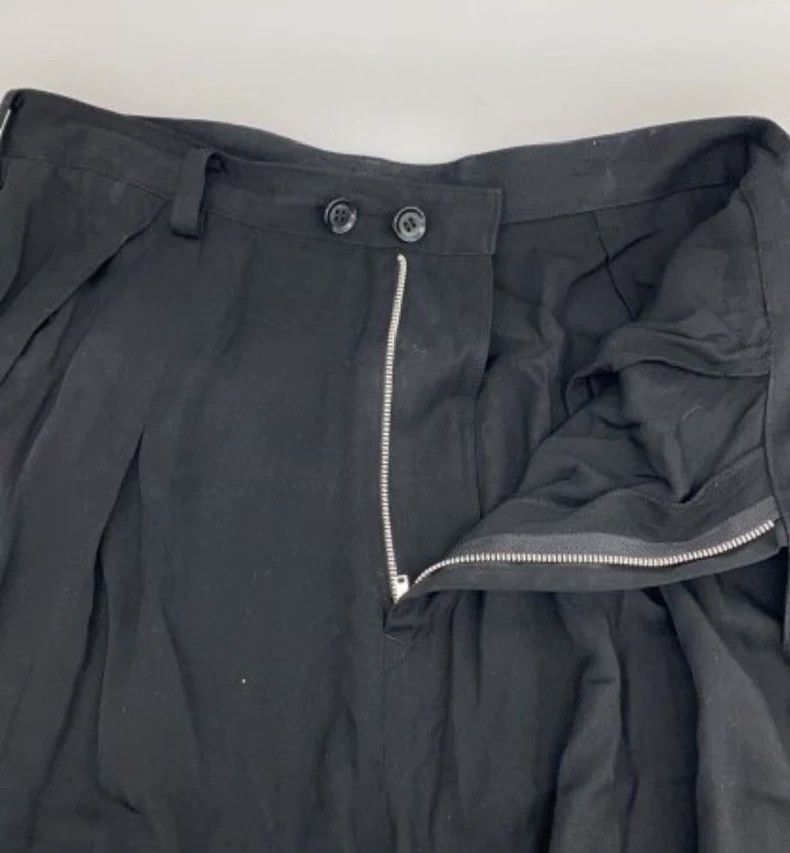 Y's Y's size 2 Black rayon button-down pants Size US 28 / EU 44 - 3 Thumbnail