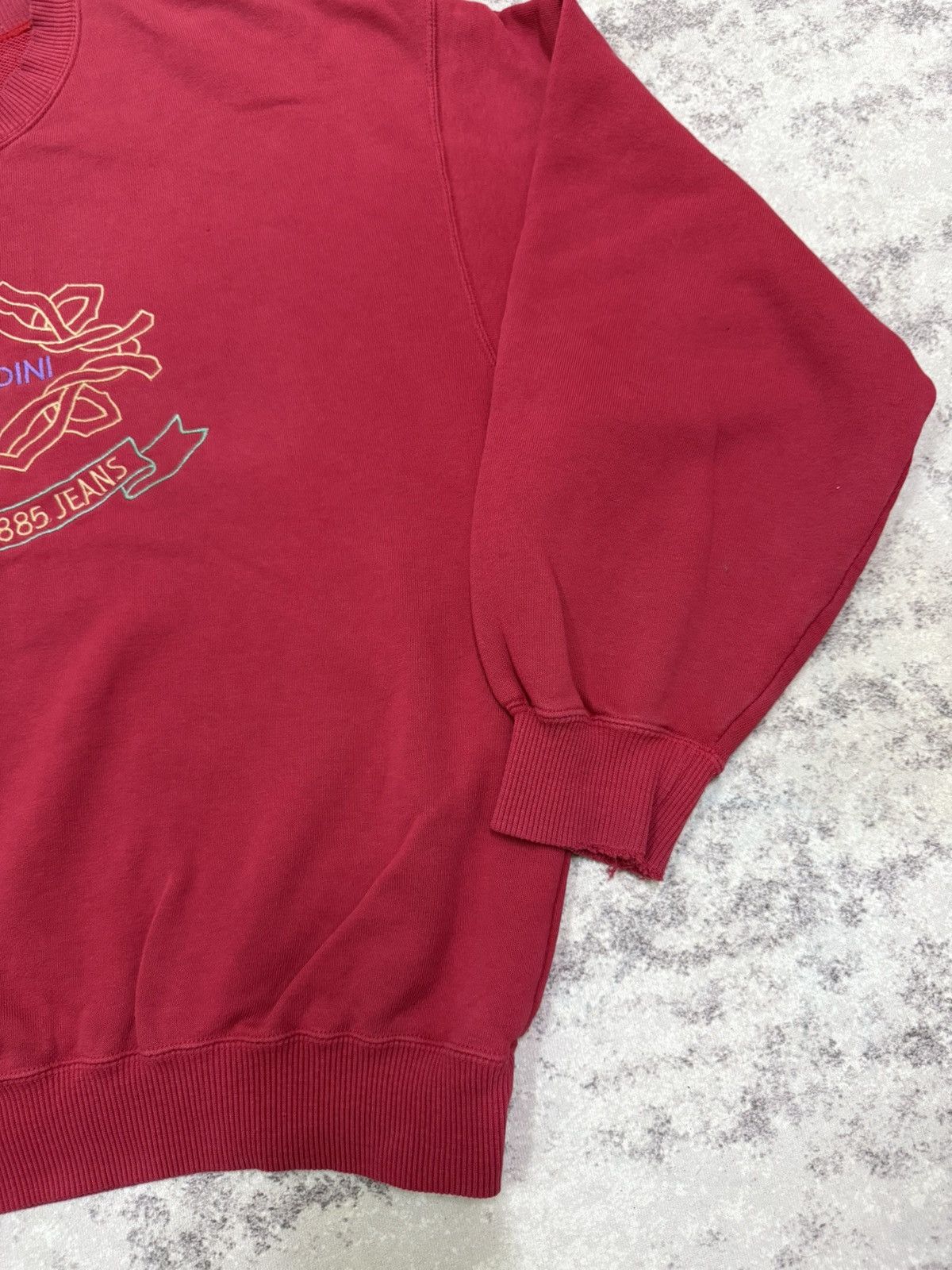 Vintage Vintage 90s Gherardini Italy Embroidery Spellout Sweatshirt Size US S / EU 44-46 / 1 - 5 Thumbnail