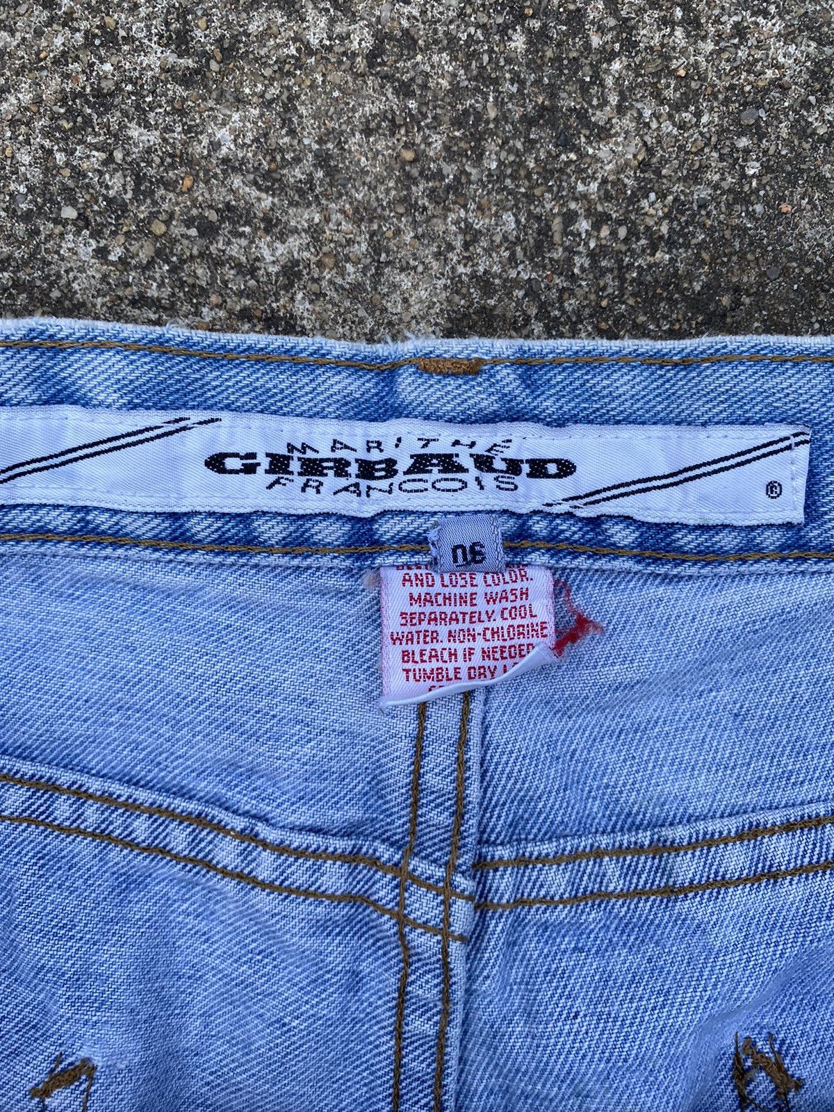 Marithe + Francois Girbaud Marithe Francois Girbaud Washed Blue Size US 32 / EU 48 - 6 Thumbnail