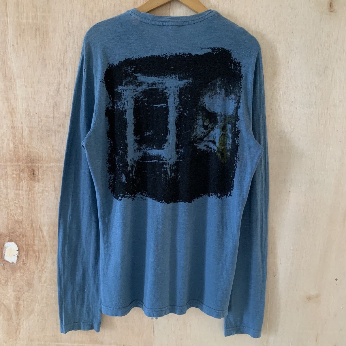 Armani × Designer Armani Jeans Long Sleeve Abstract Pattern T-shirt Size US XL / EU 56 / 4 - 6 Thumbnail
