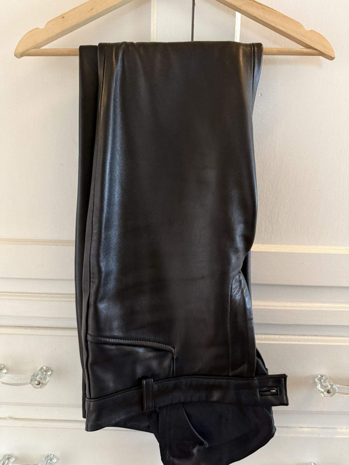 Ernest W. Baker Ernest Baker flared leather trouser Size US 32 / EU 48 - 7 Thumbnail