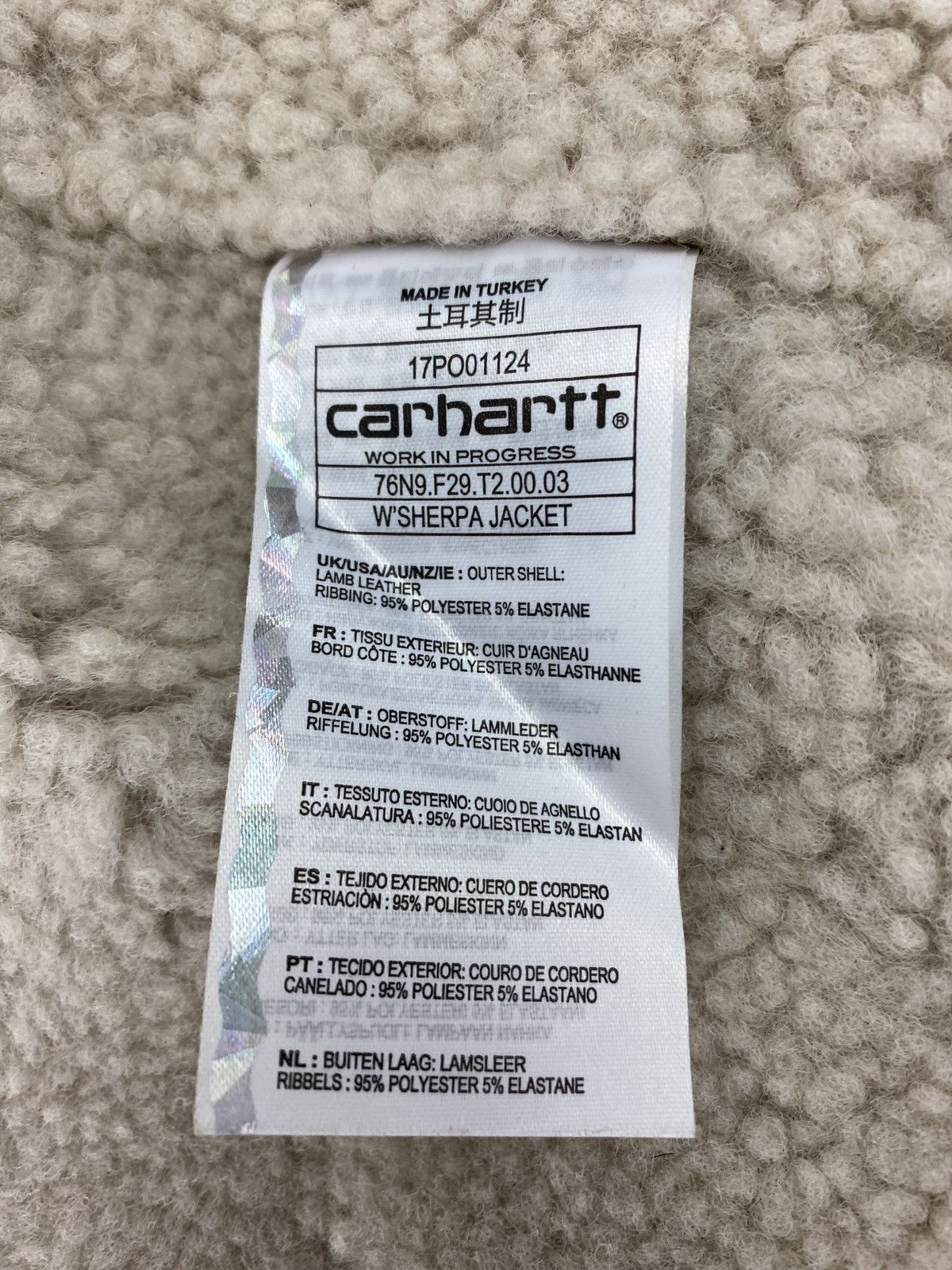 Carhartt CARHARTT SHERPA LAMB JACKET Size US XS / EU 42 / 0 - 10 Thumbnail