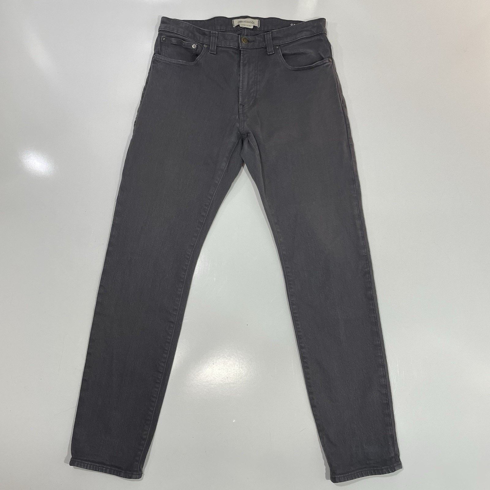 Madewell Madewell Jeans Men’s 31x30 Slim Fit Straight Leg Gray Denim Size US 31 - 1 Thumbnail