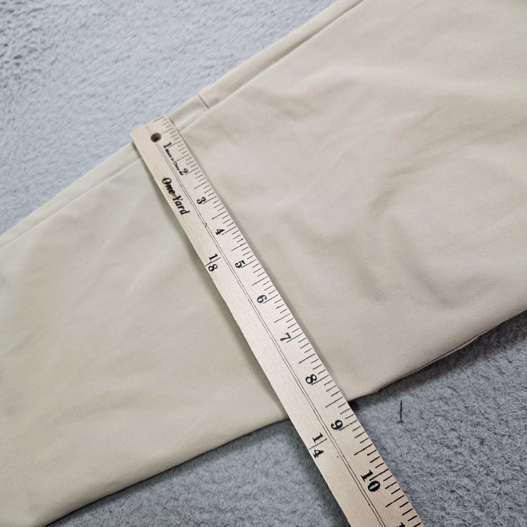 Lululemon Lululemon Pants Mens 30x31 Beige 5-Pocket Chino Casual Tech Performance Stretch Straight Front Zip Button 30 in Size US 30 / EU 46 - 7 Thumbnail