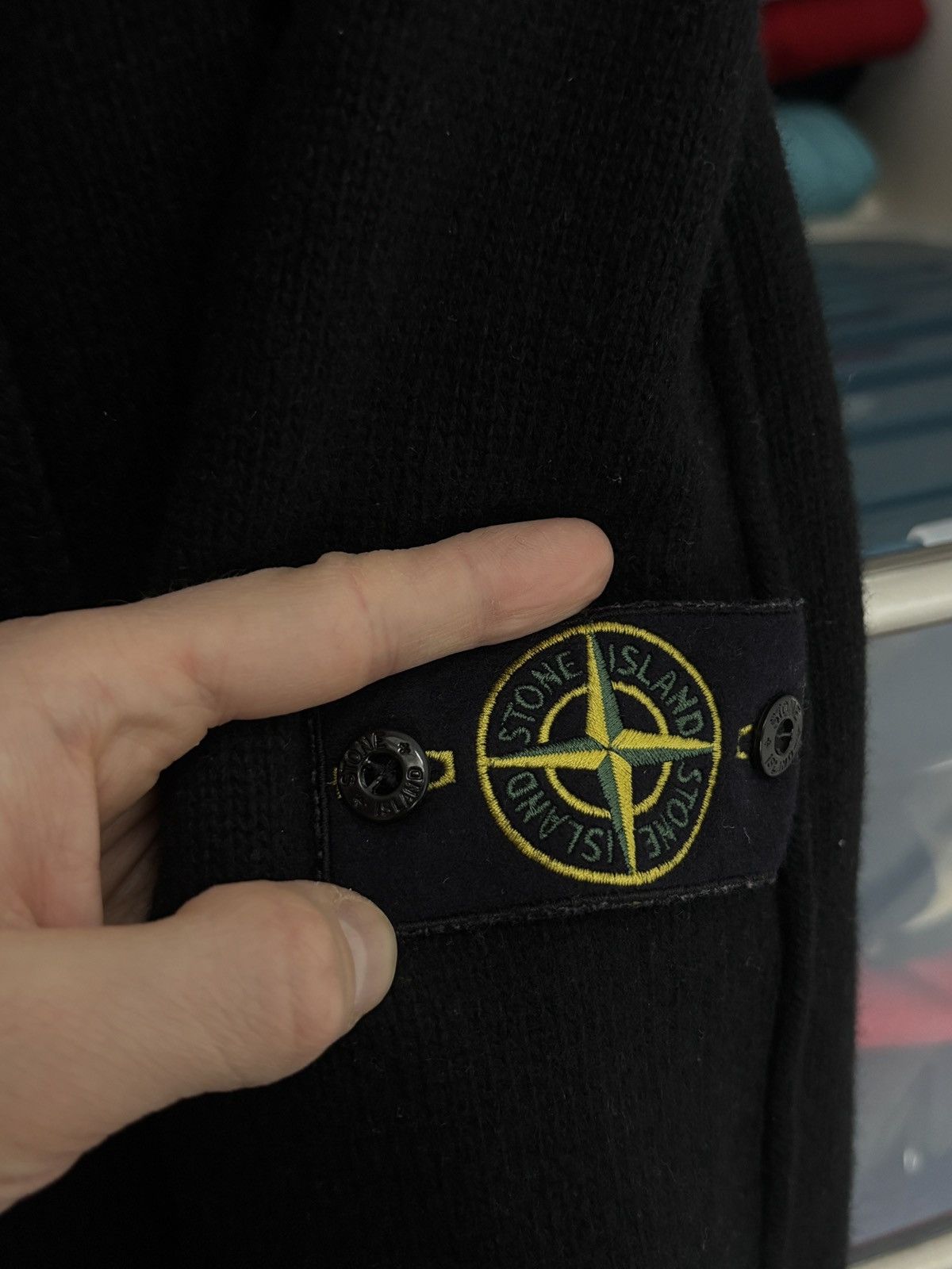 Stone Island Stone Island Vintage Knitted Wool Cardigan Sweater Size US XXL / EU 58 / 5 - 9 Thumbnail