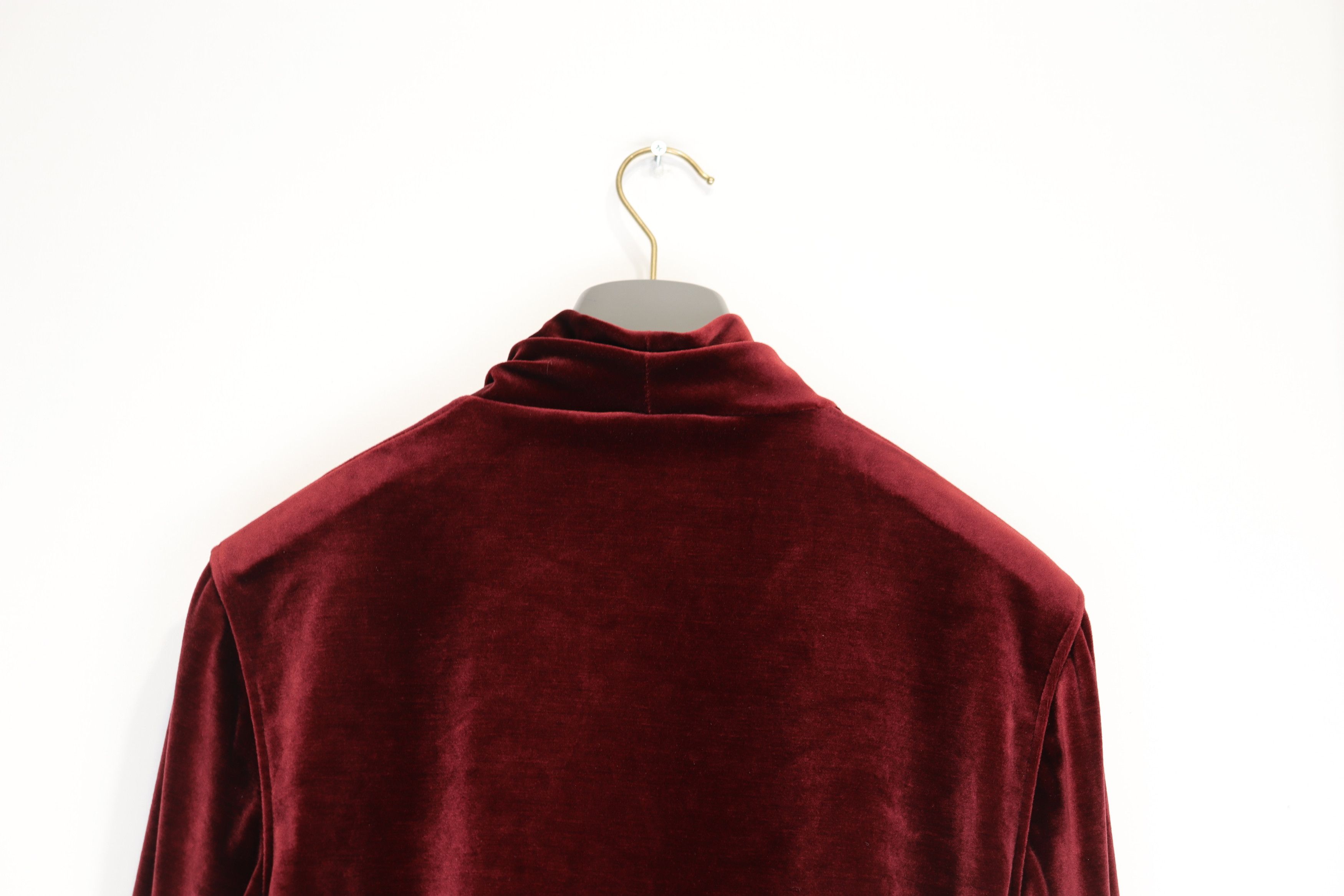 Tom Ford o1rshd1 Shimmer High Neck Sweatshirt in Red Size US M / EU 48-50 / 2 - 8 Thumbnail