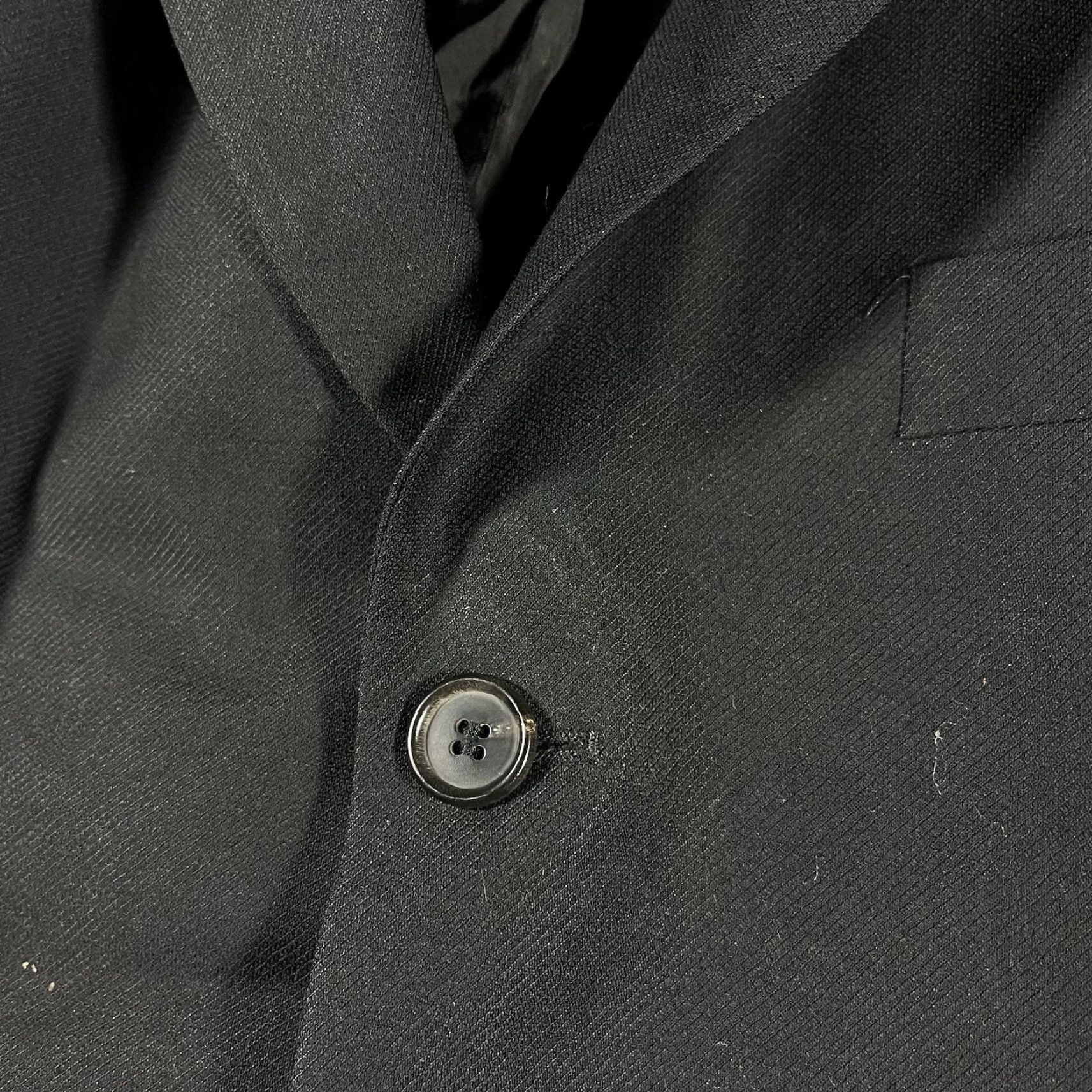 Hugo Boss Hugo Boss Jacket Mens 40 Regular Black Wool Blazer 90s Designer City Classic Size 40R - 2 Thumbnail