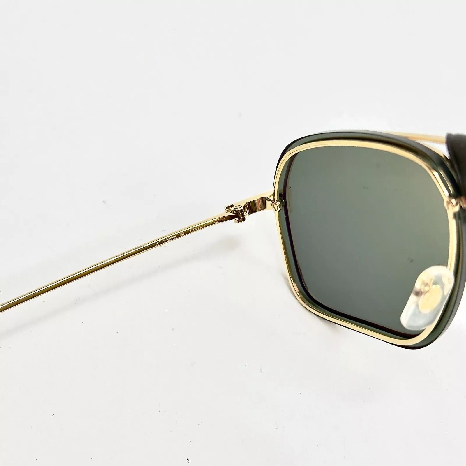 Cartier CARTIER Santos Dumont Screw CT0243S Gold Sunglasses 0243 002 Size ONE SIZE - 2 Thumbnail